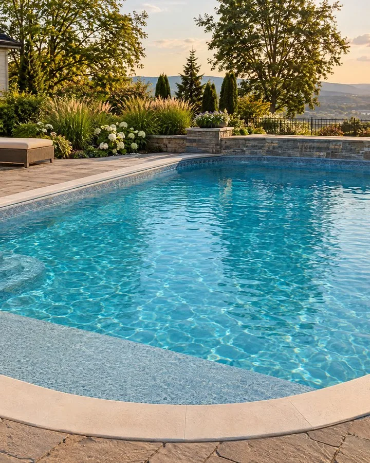 Luxury pool build level