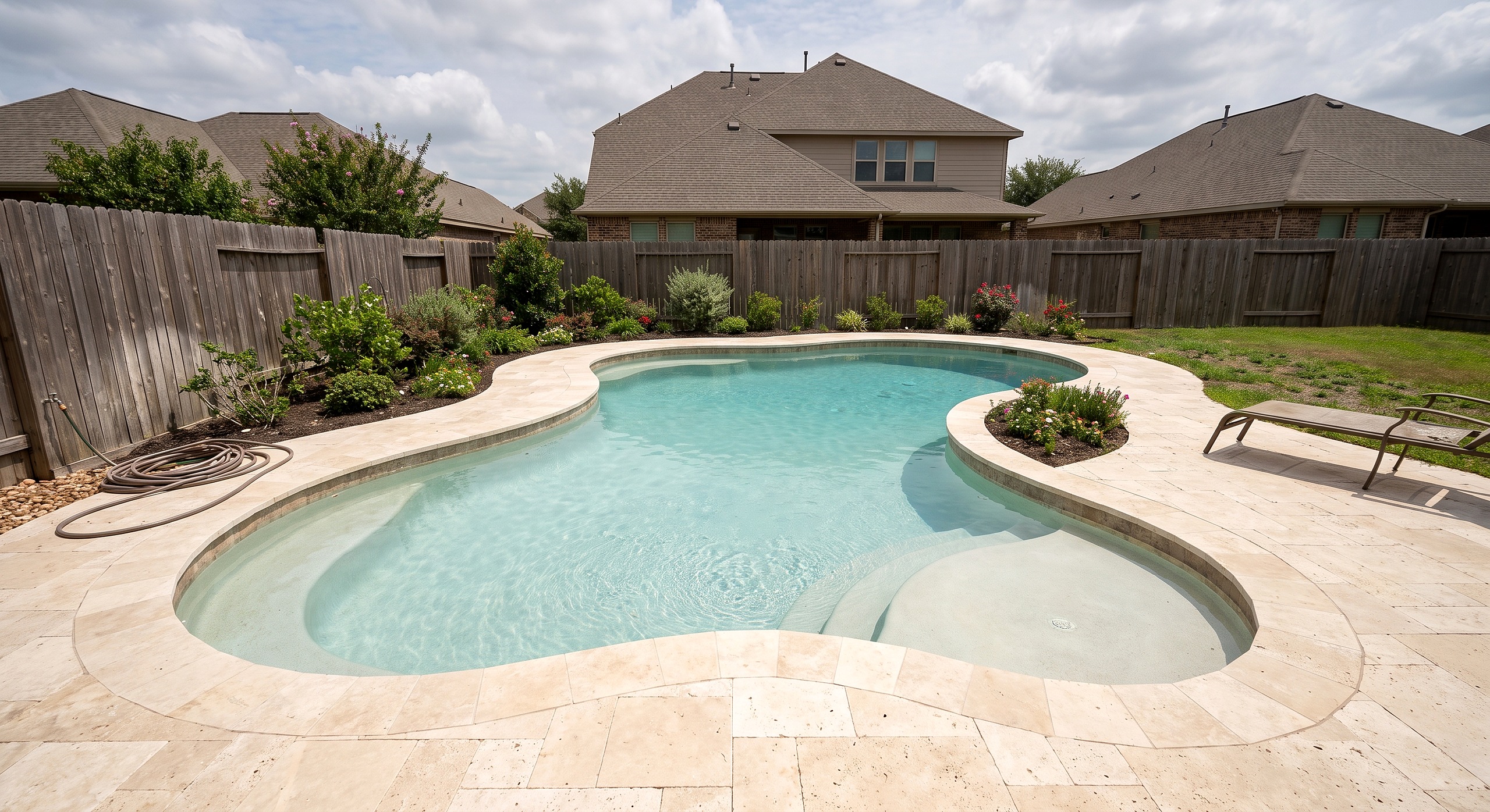 Rowan Court, Freeform / Natural pool