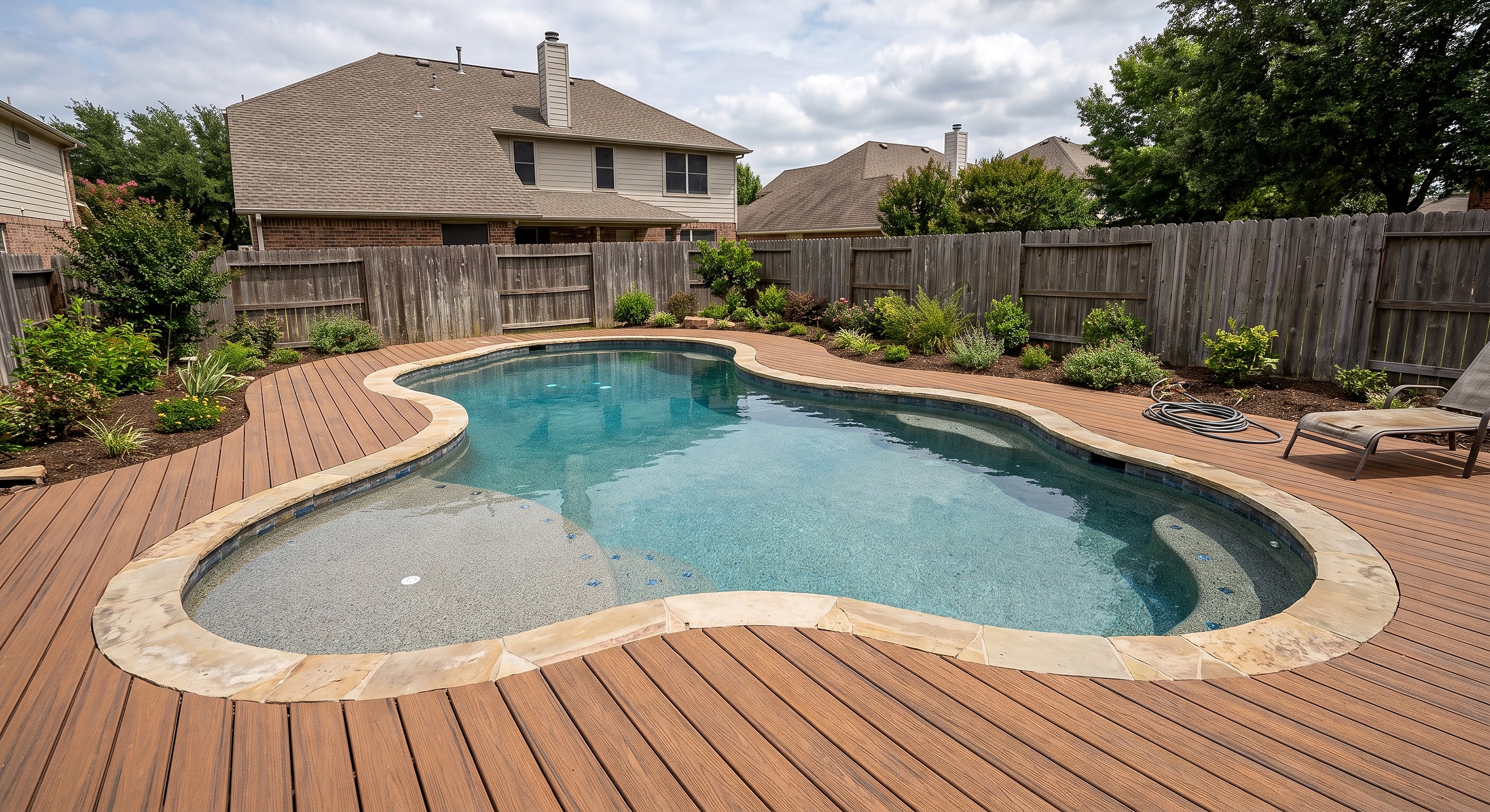 Aspen Court, Freeform / Natural pool