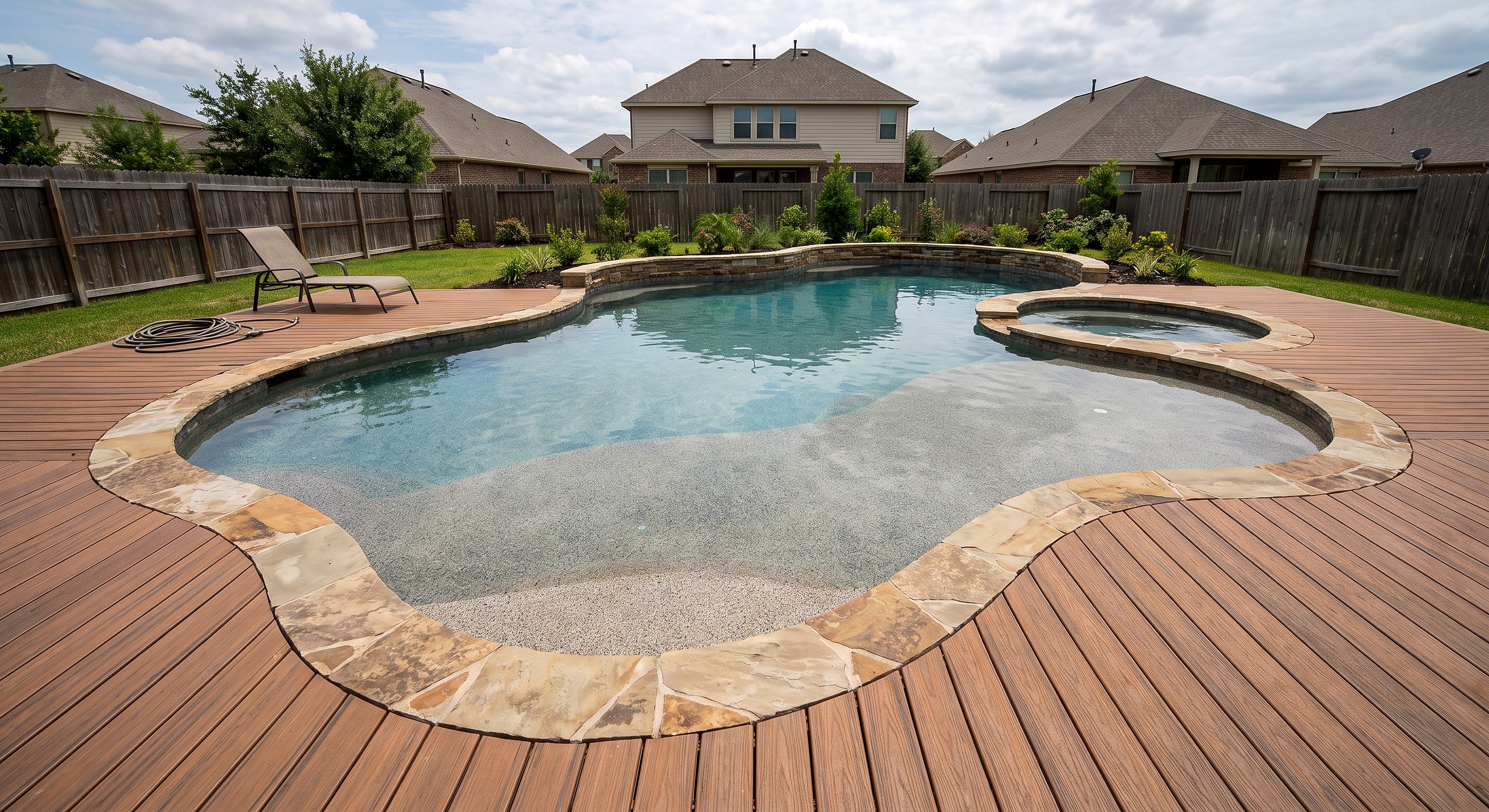 Moss Court, Freeform / Natural pool