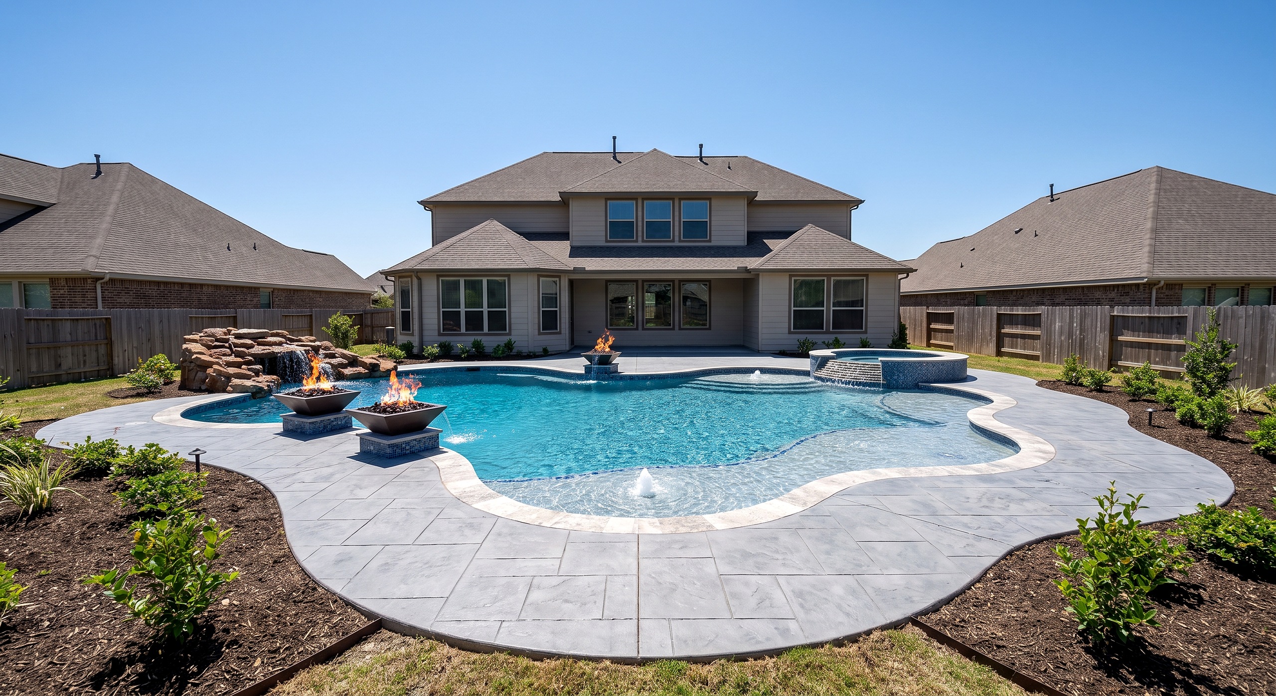 Cedar Haven, Freeform / Natural pool
