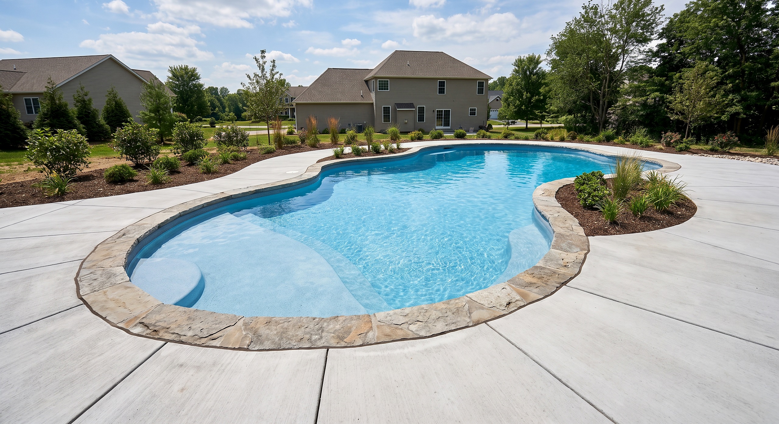 Willow Haven, Freeform / Natural pool