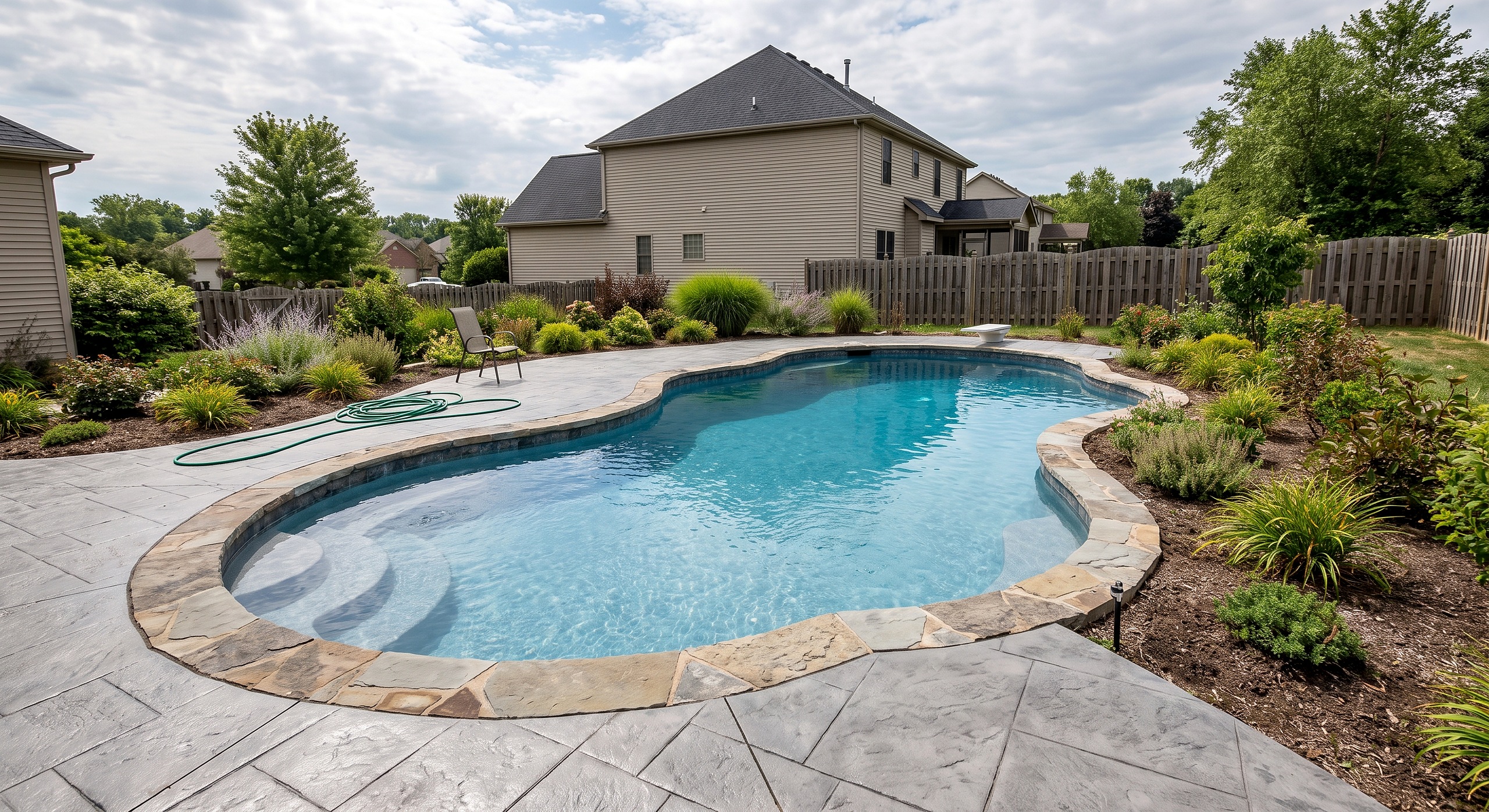 Arbor Haven, Freeform / Natural pool