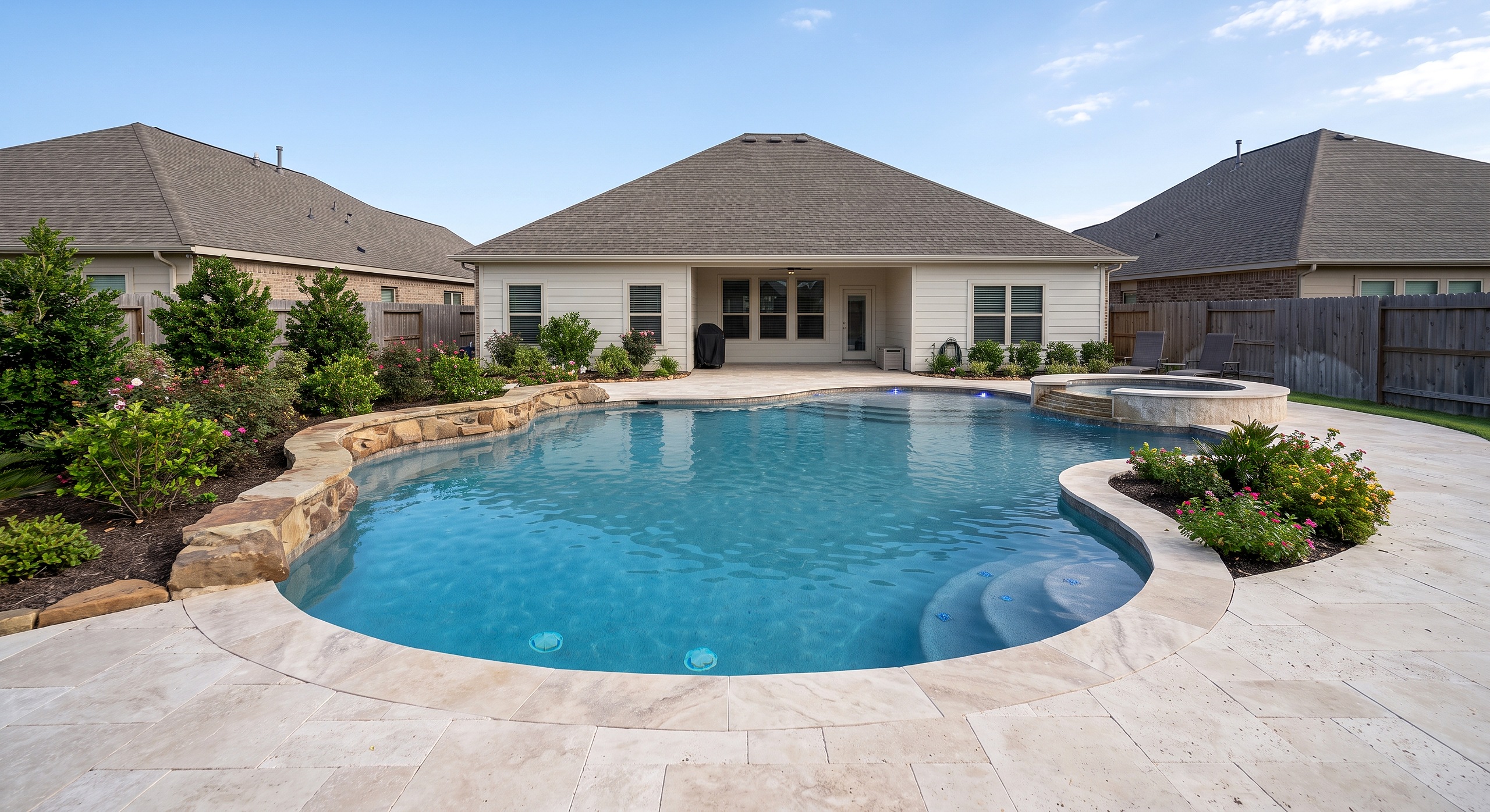 Maple Haven, Freeform / Natural pool