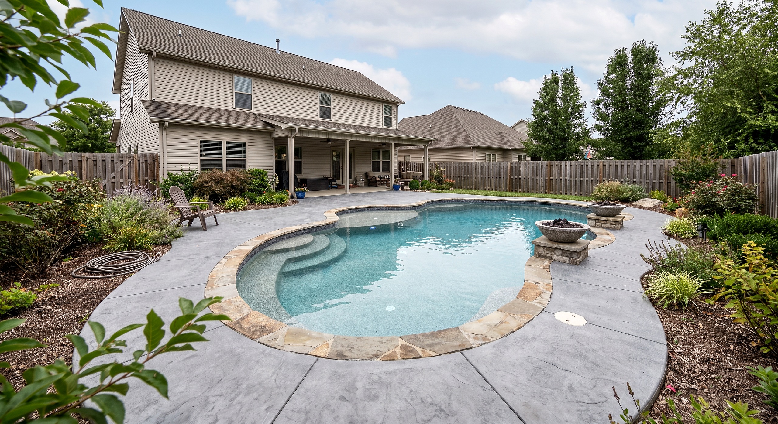 Briar Haven, Freeform / Natural pool