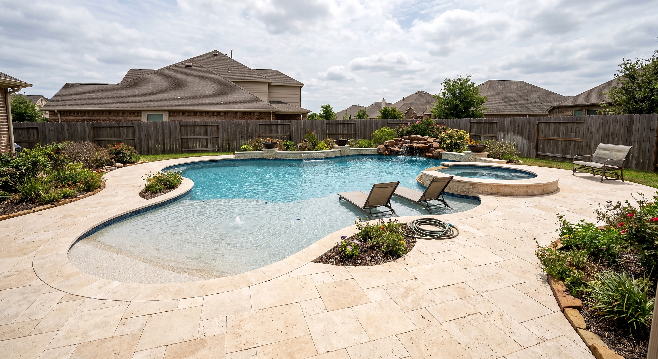 Sycamore Haven, Freeform / Natural pool