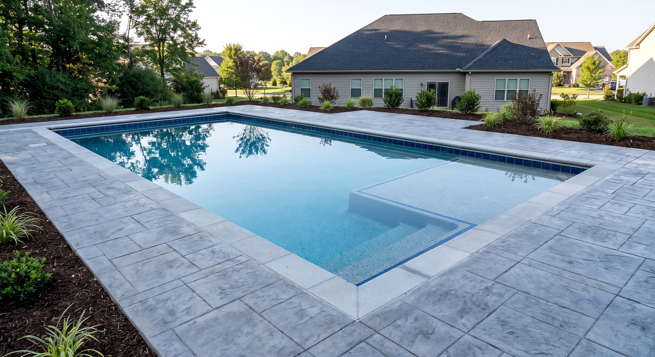 Laurel Haven, Geometric / Modern pool