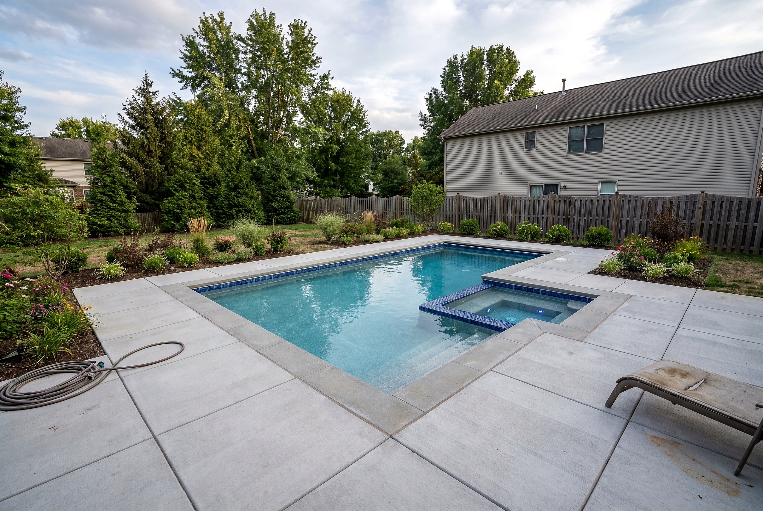 Birch Haven, Geometric / Modern pool