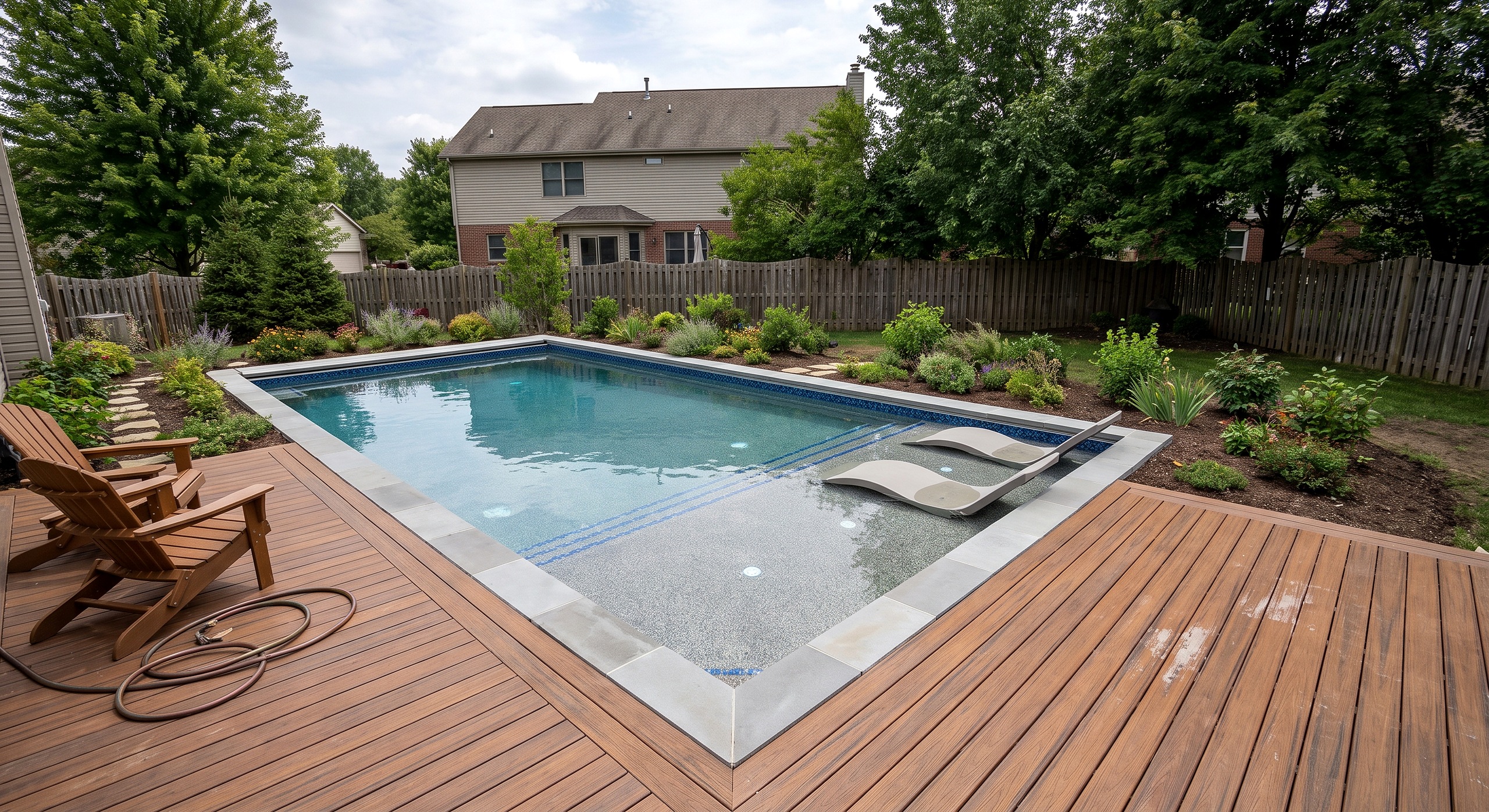 Moss Haven, Geometric / Modern pool