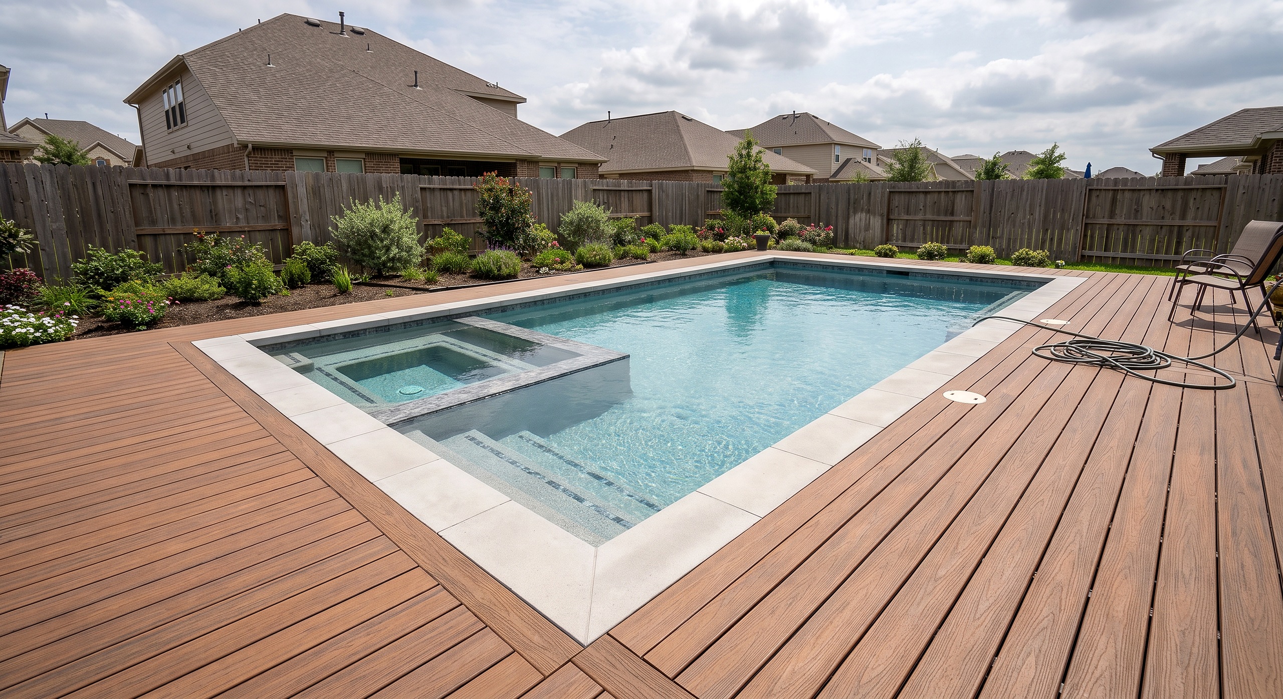 Terrace Walk, Geometric / Modern pool