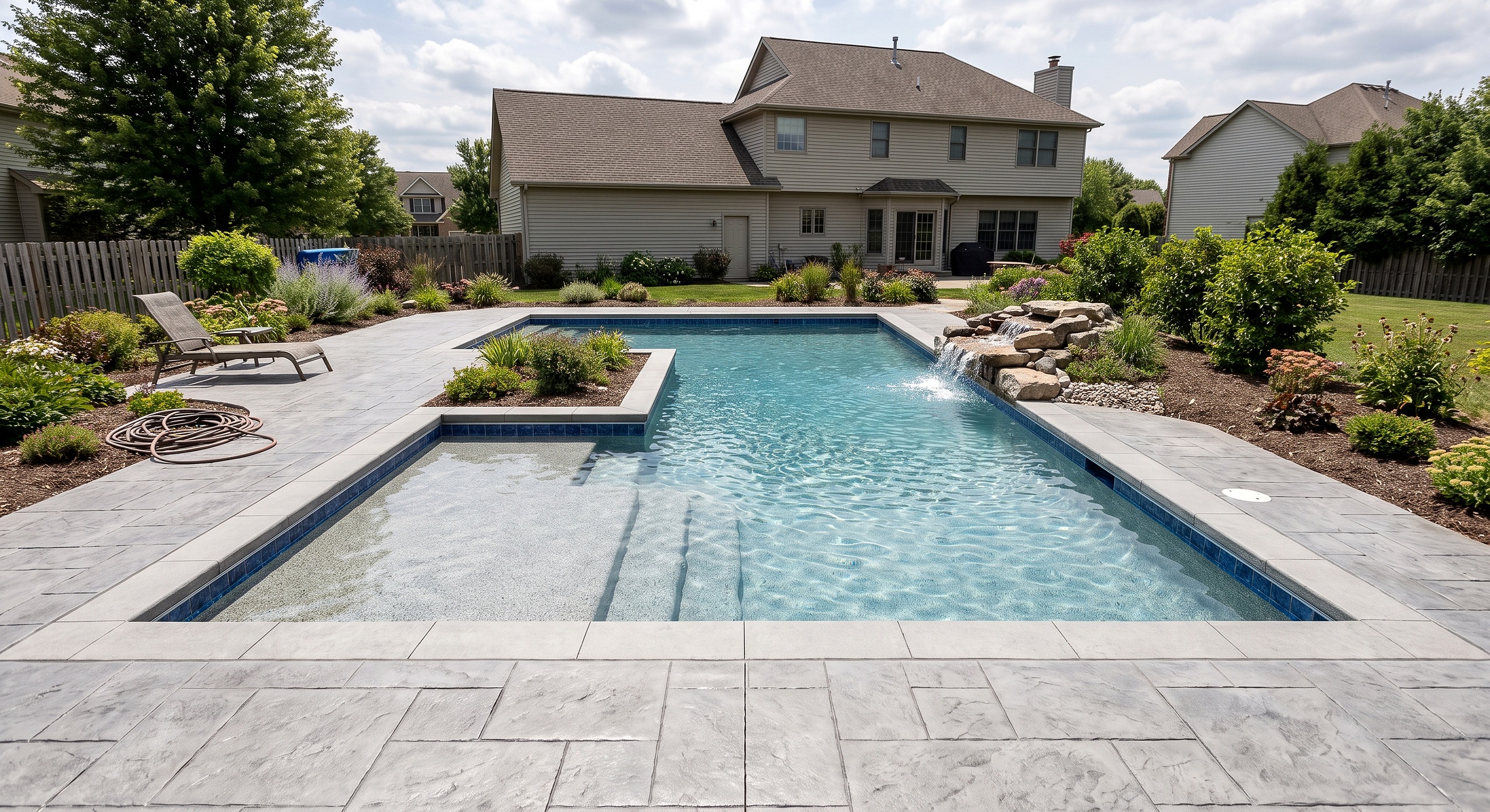 Arbor Walk, Geometric / Modern pool