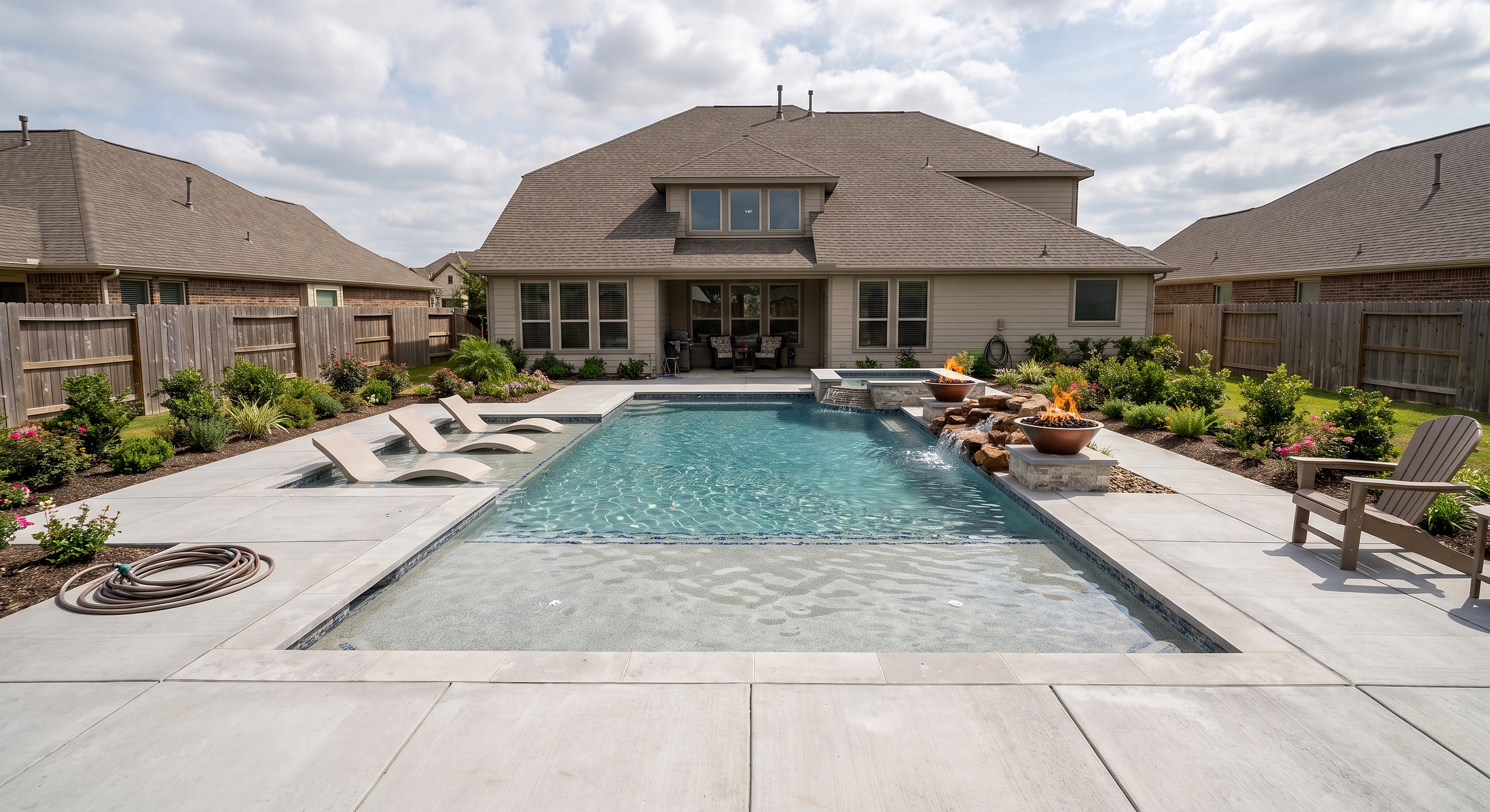 Elm Reach, Rectangle pool