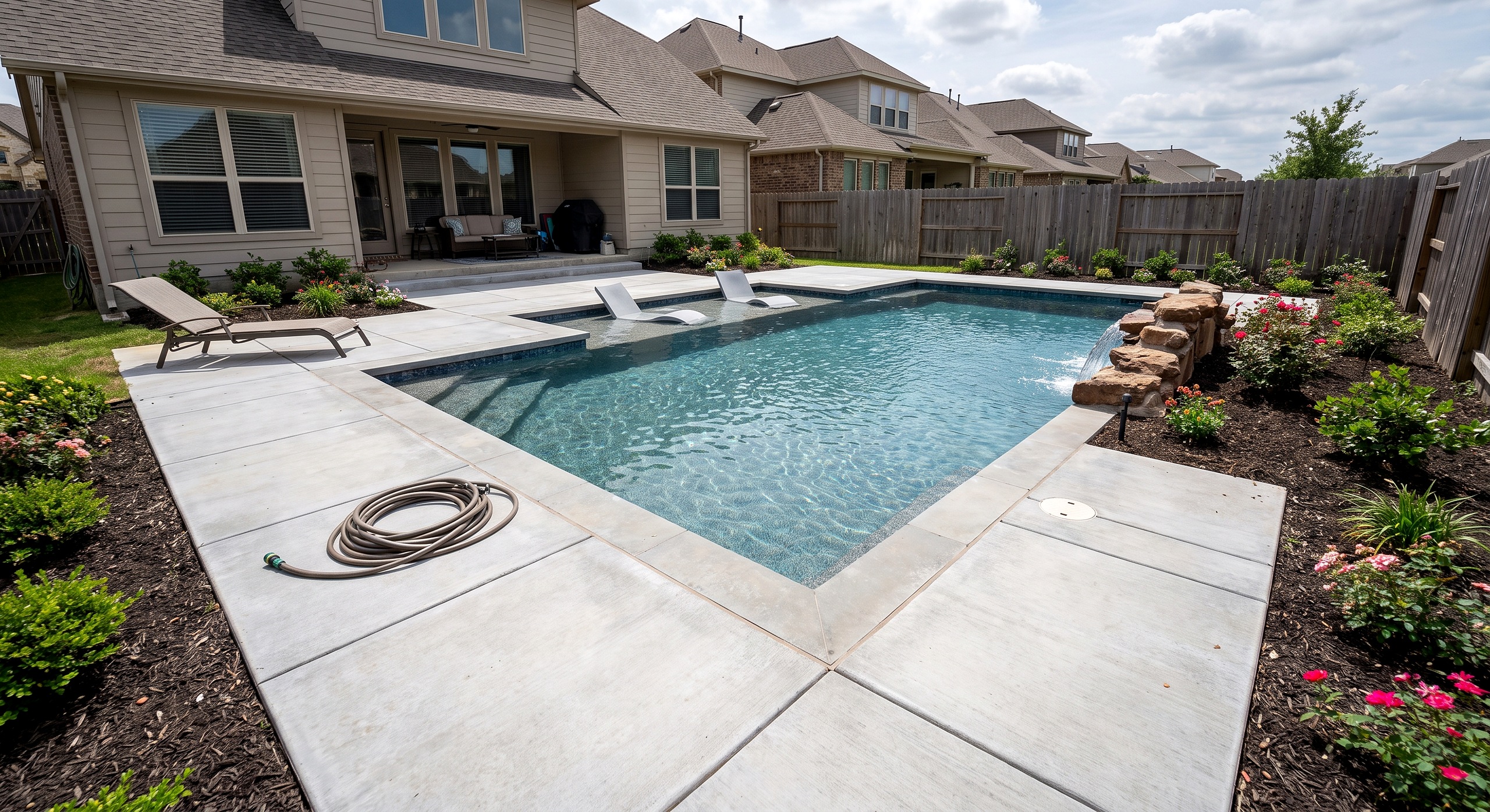 Birch Reach, Rectangle pool