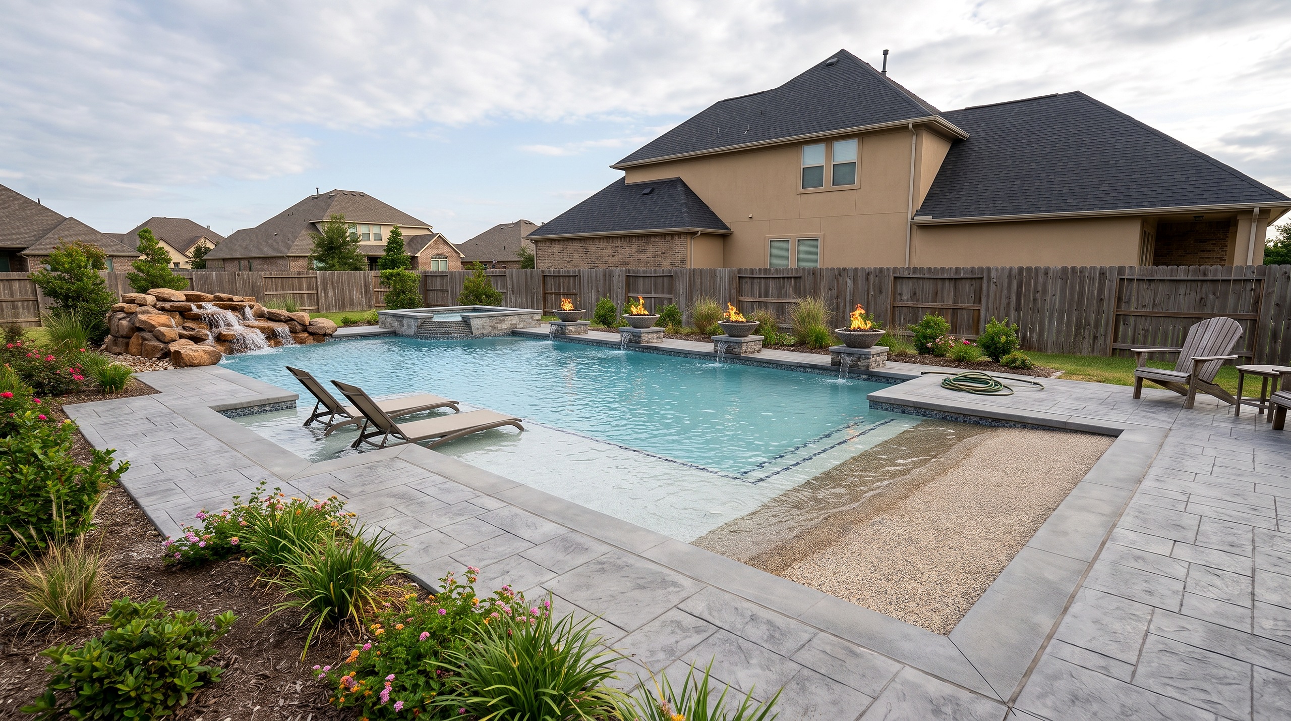 Cinder Reach, Rectangle pool