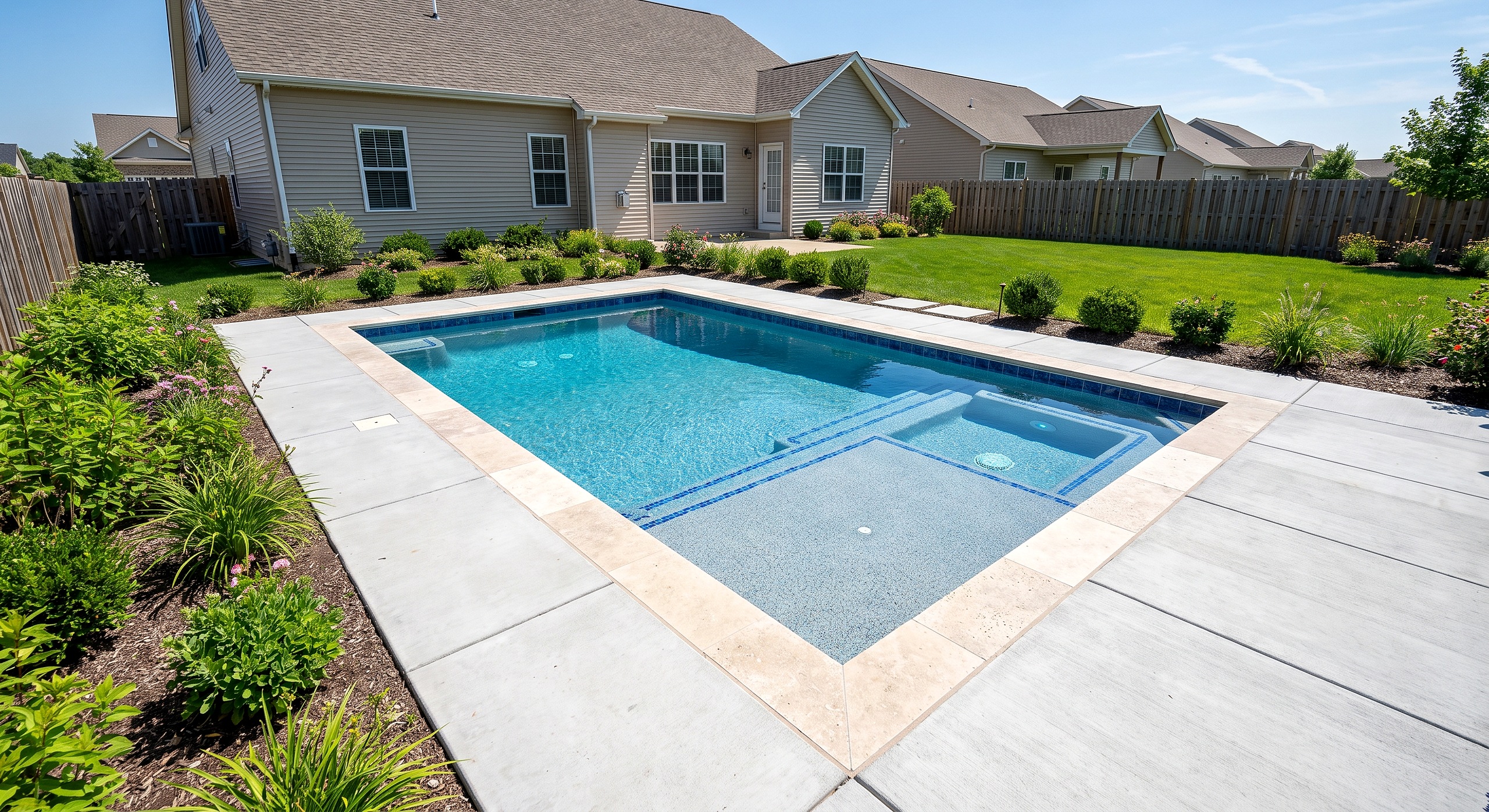 Pebble Field, Plunge pool