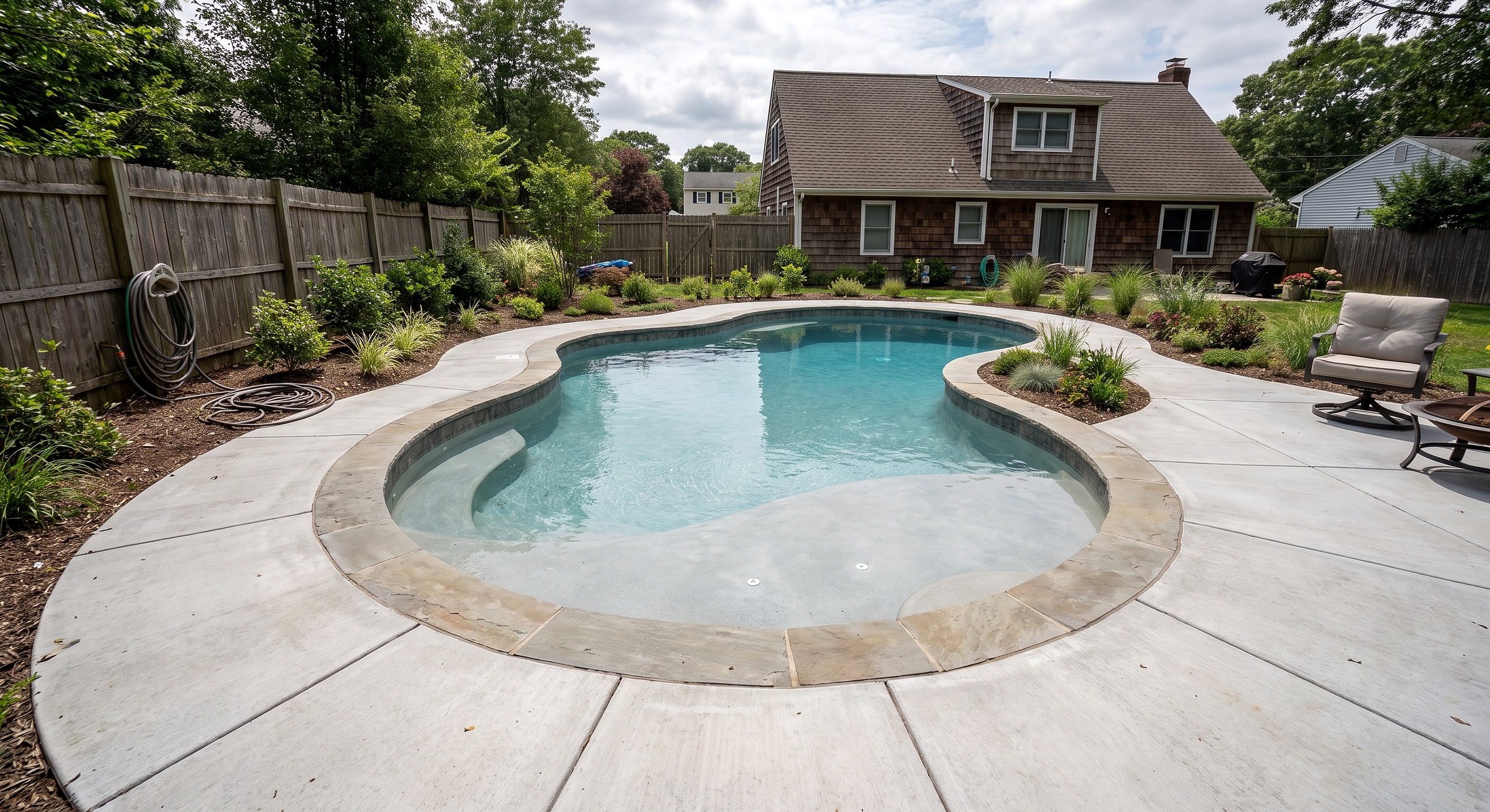 Linen Step, Lagoon pool