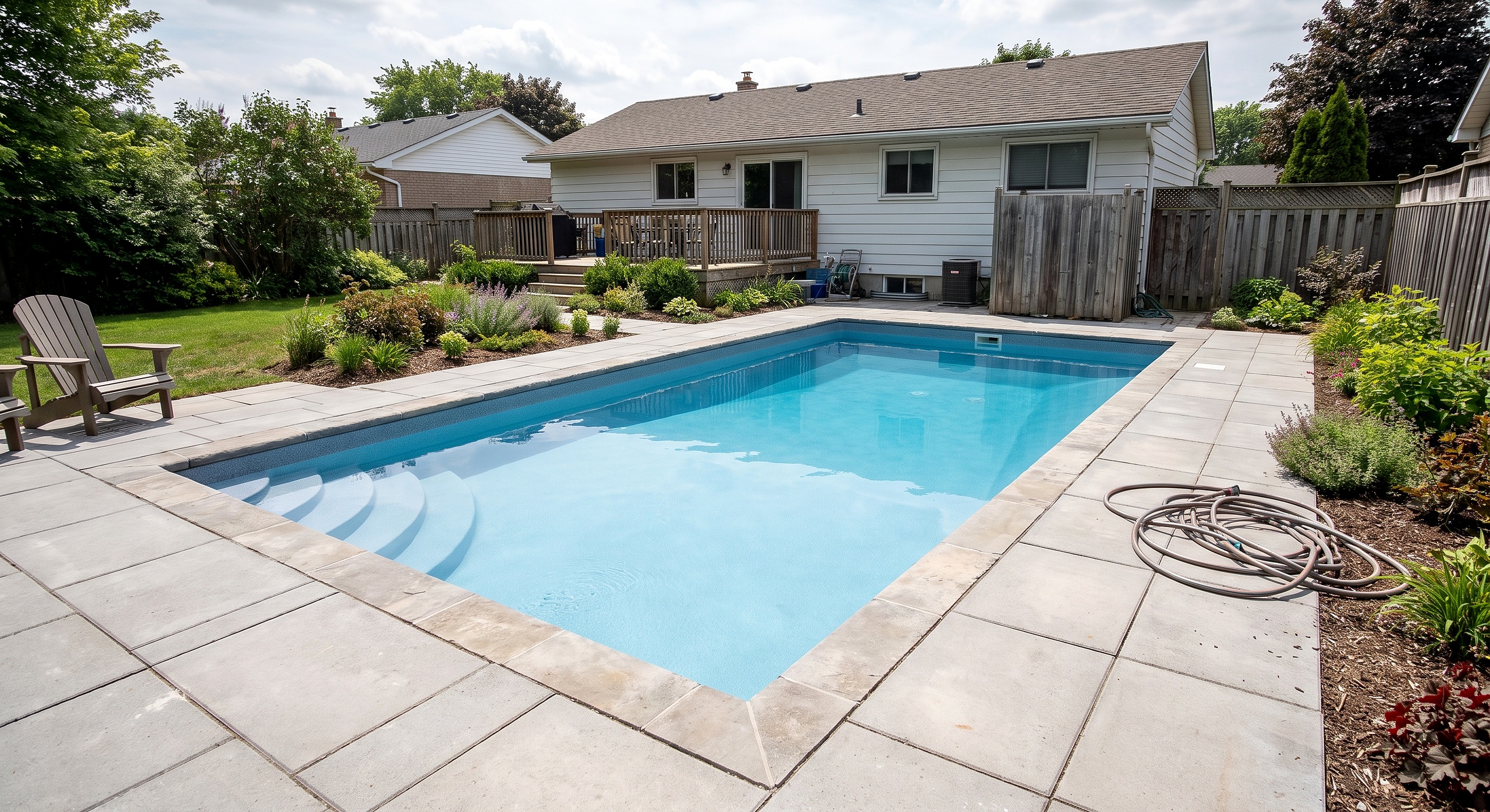 Pebble Basin, Rectangle pool