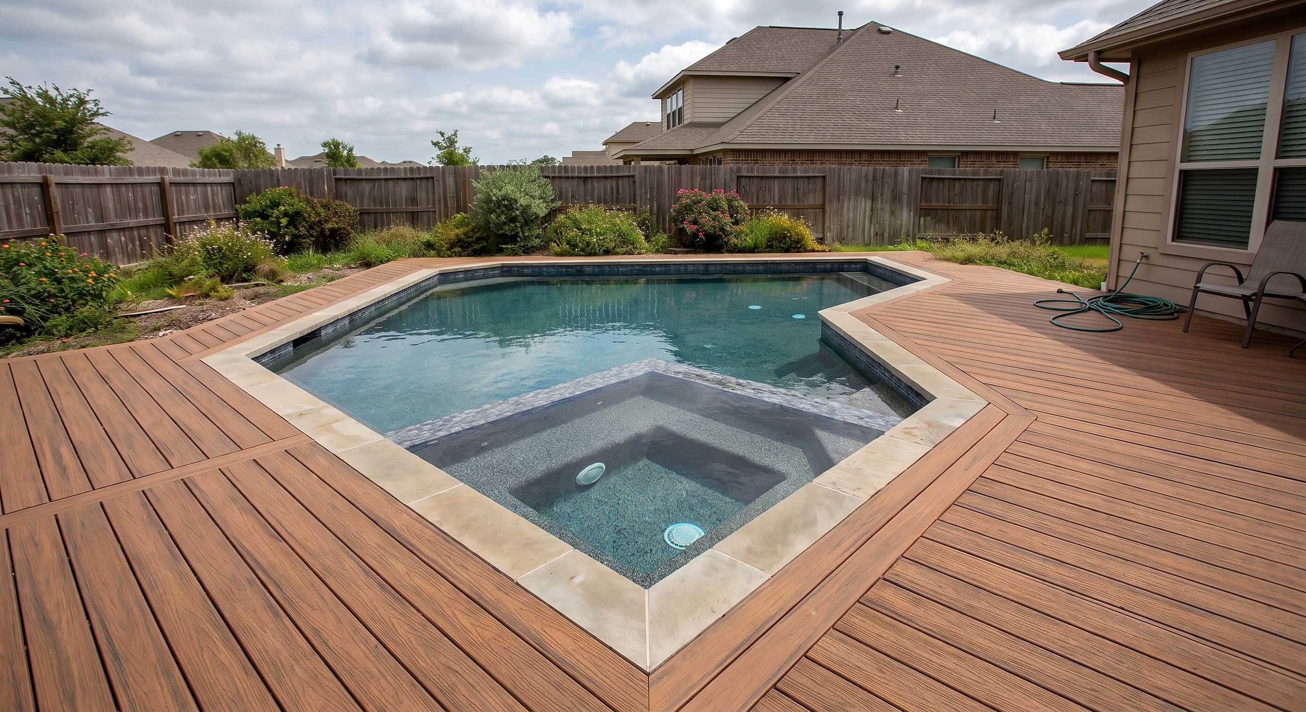 Stone Basin, Geometric / Modern pool