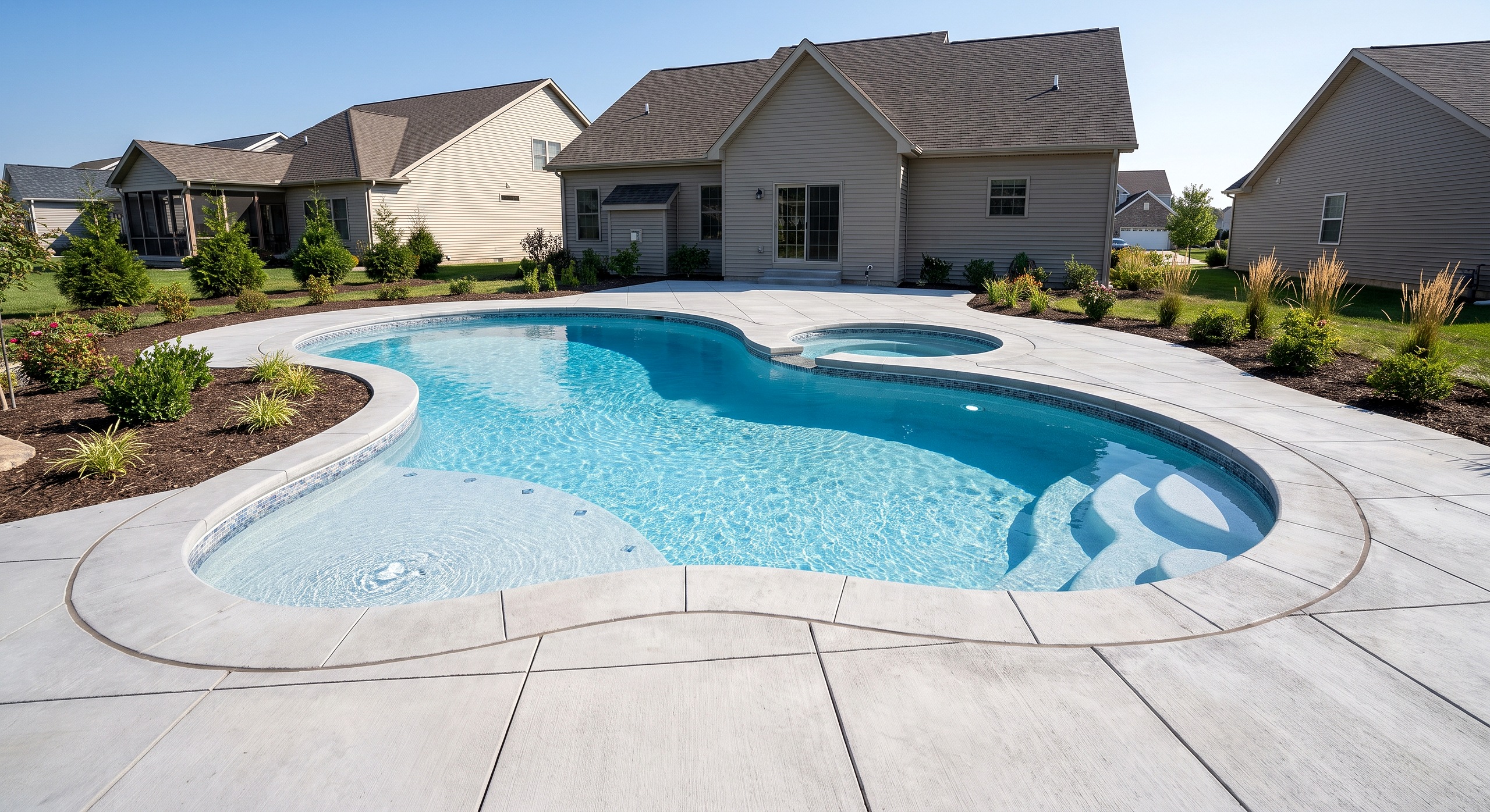 Linen Basin, Freeform / Natural pool