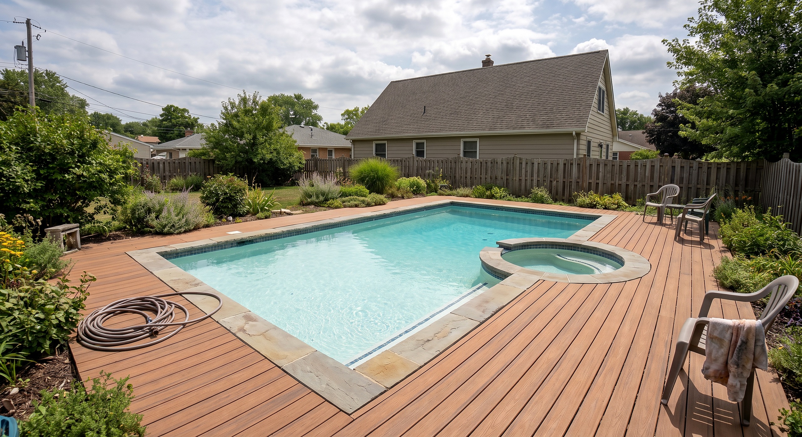 Meadow Yard, Rectangle pool
