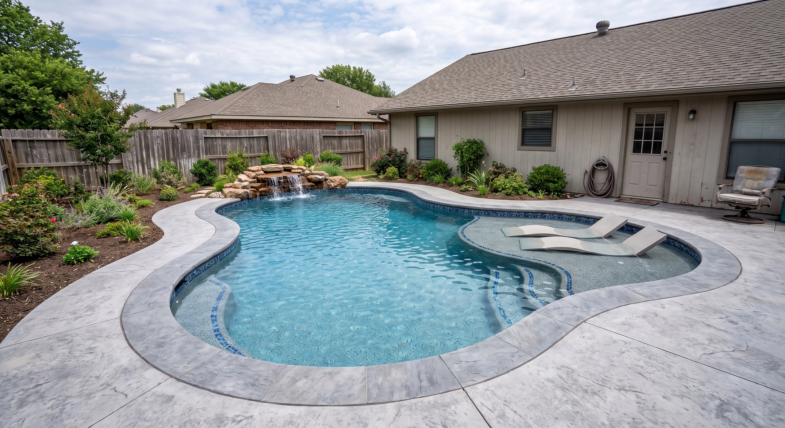 Arbor Yard, Freeform / Natural pool