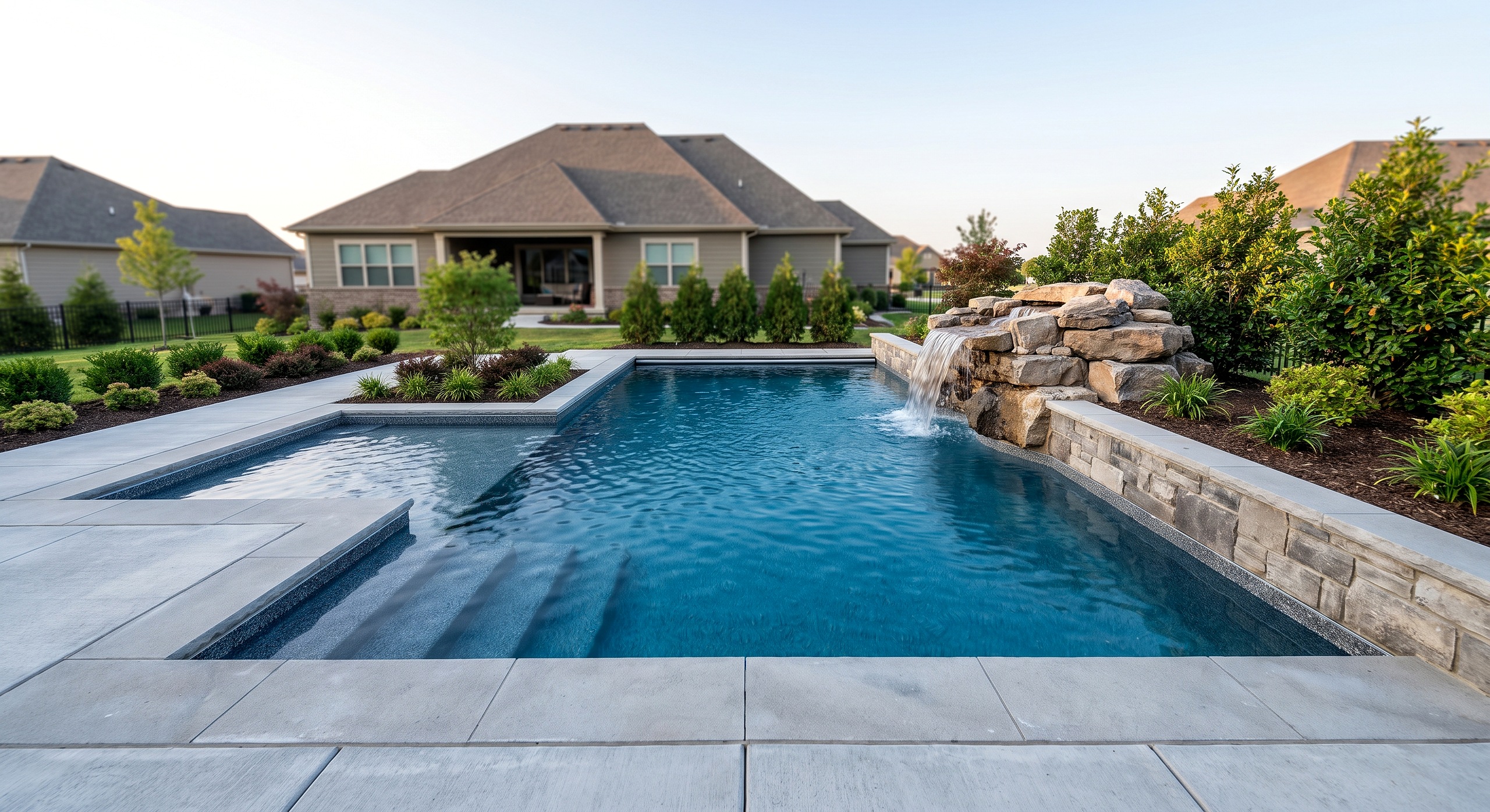 Drift Yard, Geometric / Modern pool