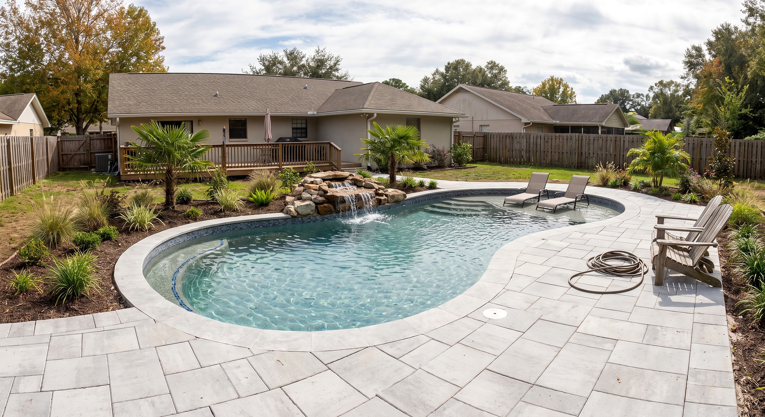 Elm Yard, Tropical Resort pool