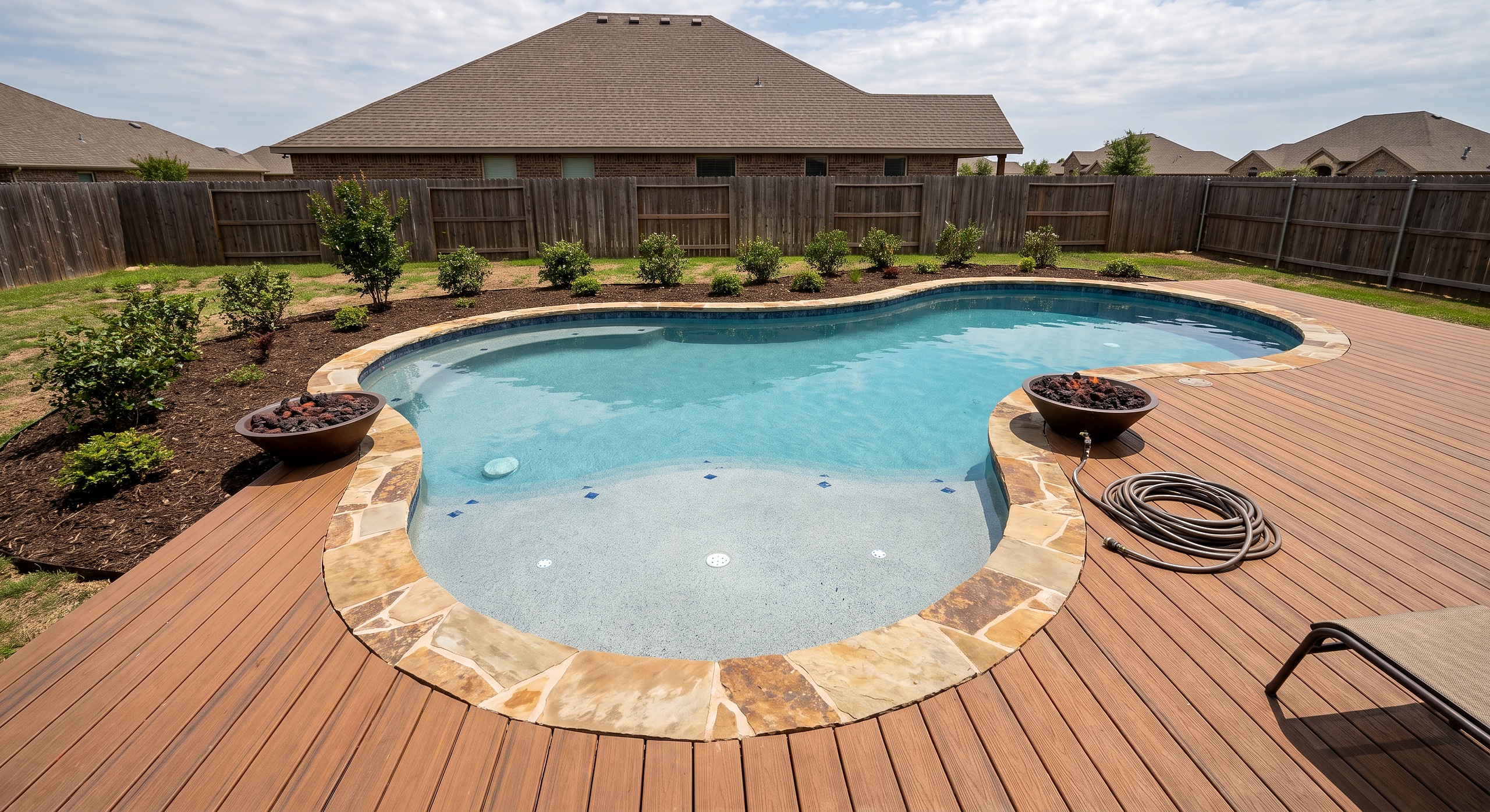 Aspen Yard, Freeform / Natural pool