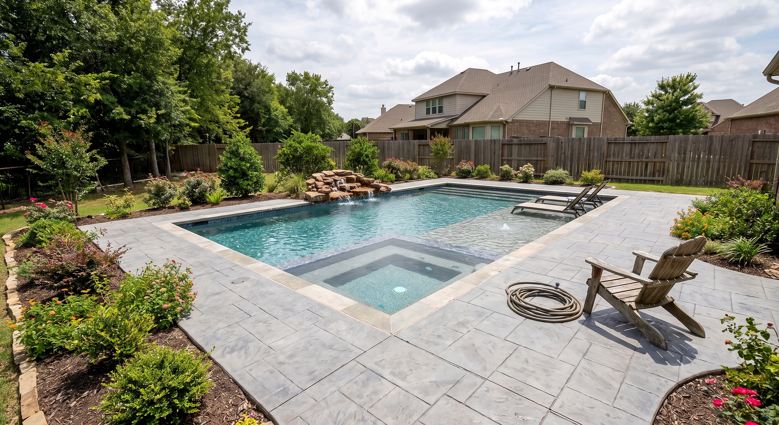 Cinder Water, Plunge pool