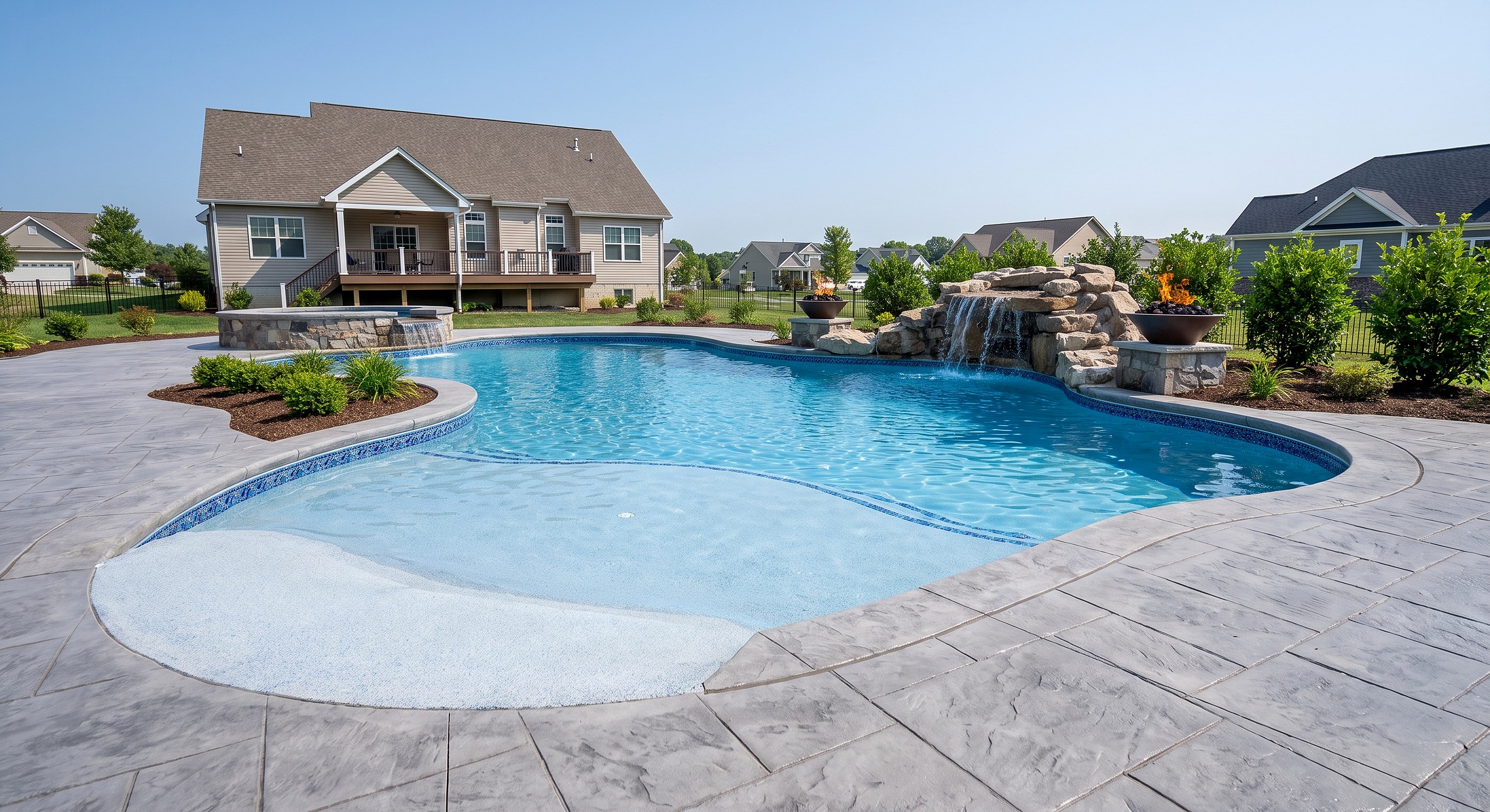 Cinder House, Lagoon pool