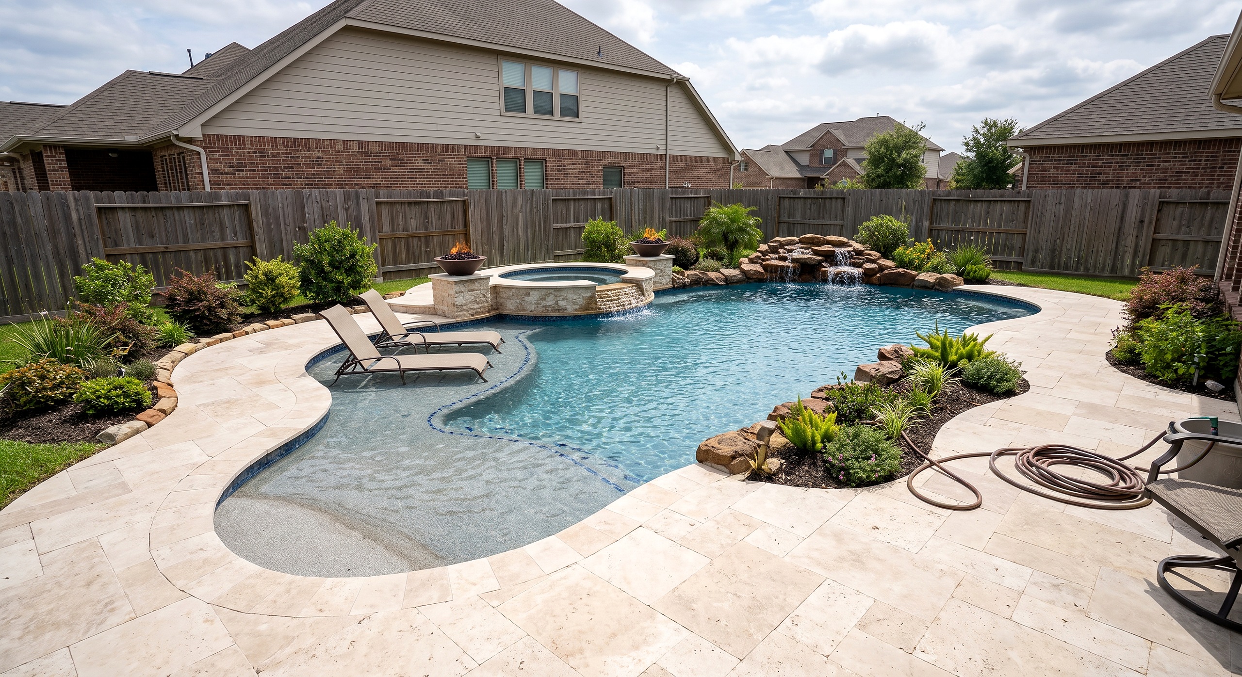 Copper House, Freeform / Natural pool