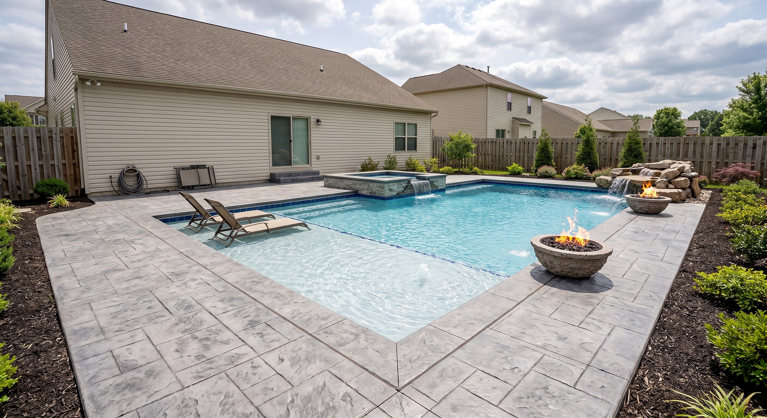 Lantern Grove, Rectangle pool