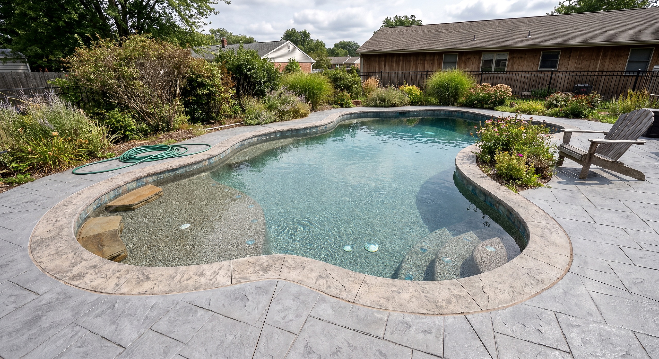Cinder Grove, Freeform / Natural pool
