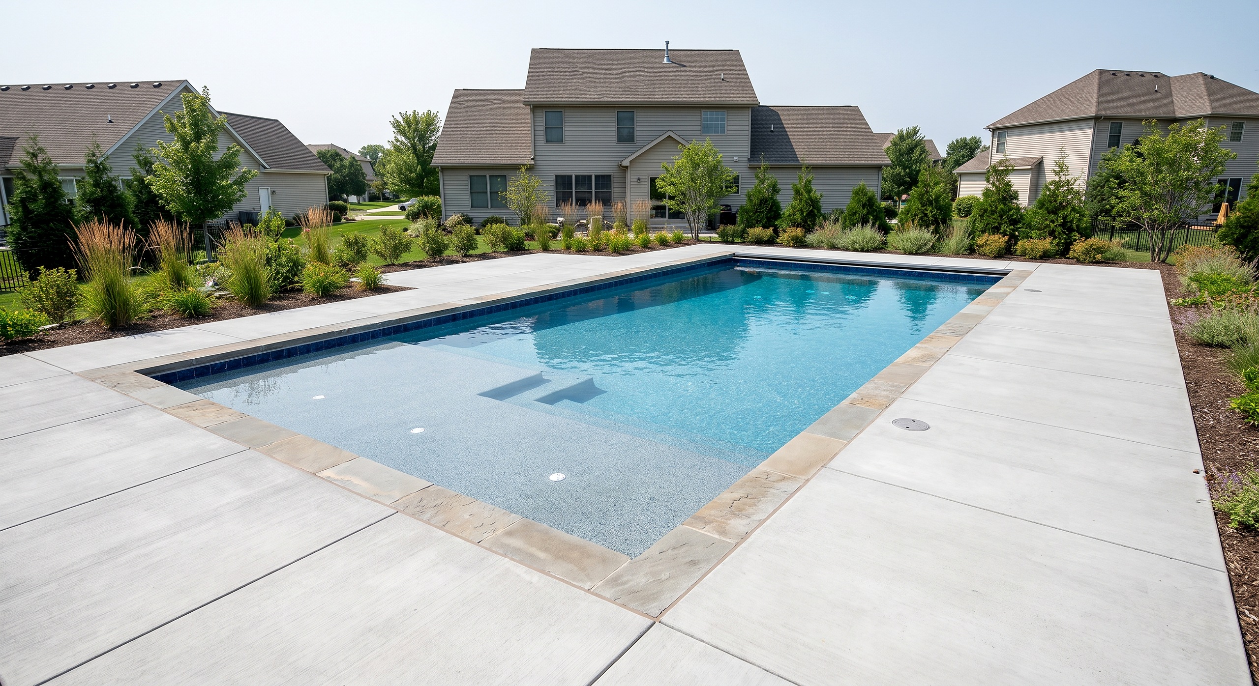 Birch Point, Geometric / Modern pool