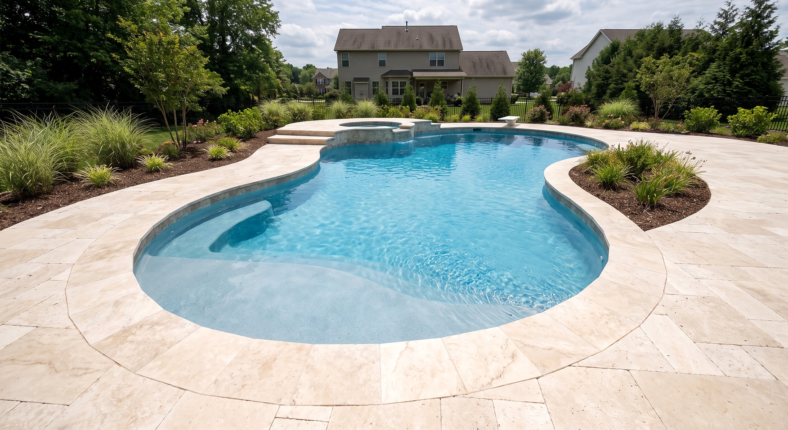 Sycamore Shore, Freeform / Natural pool