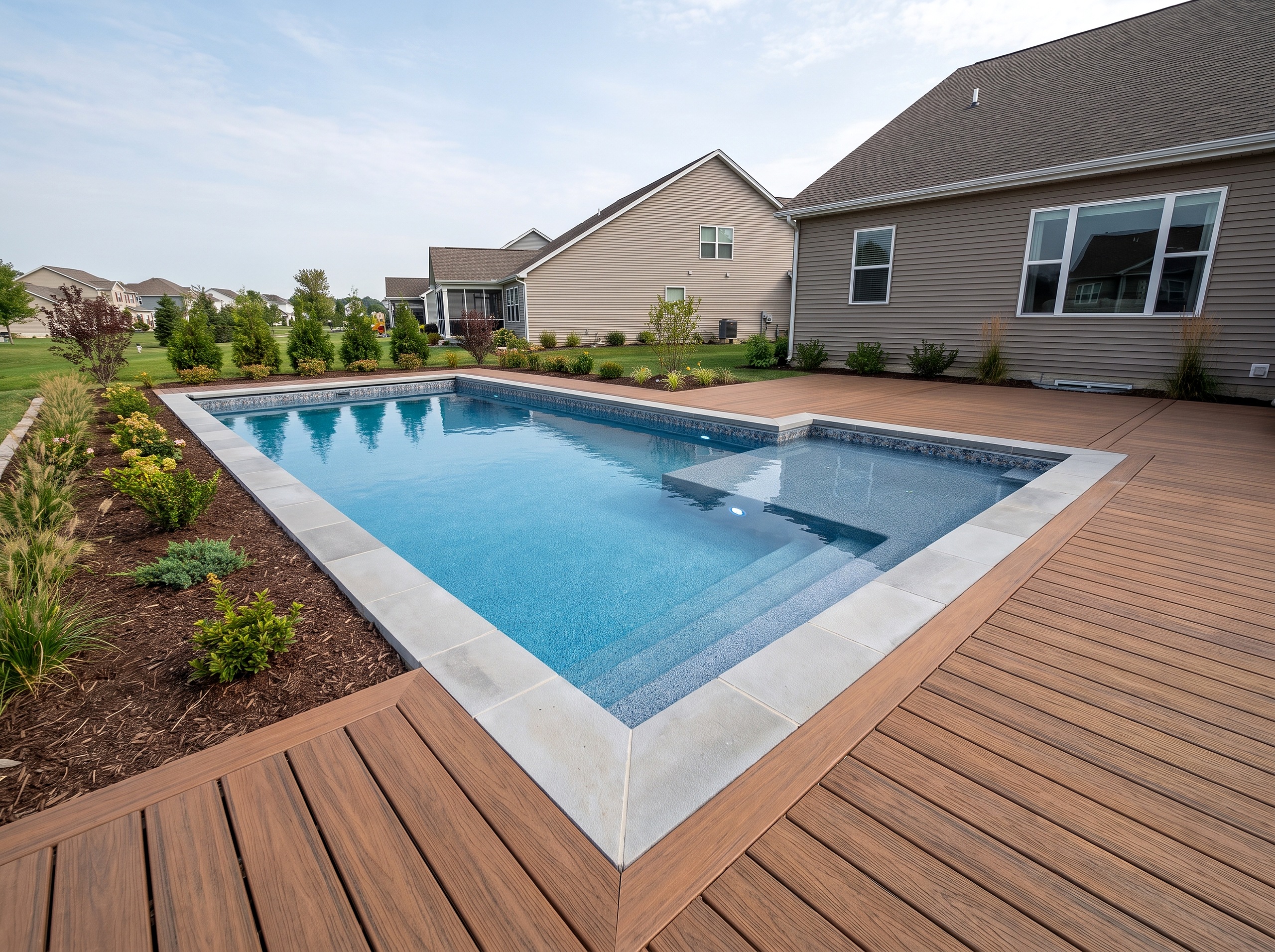Moss Shore, Geometric / Modern pool