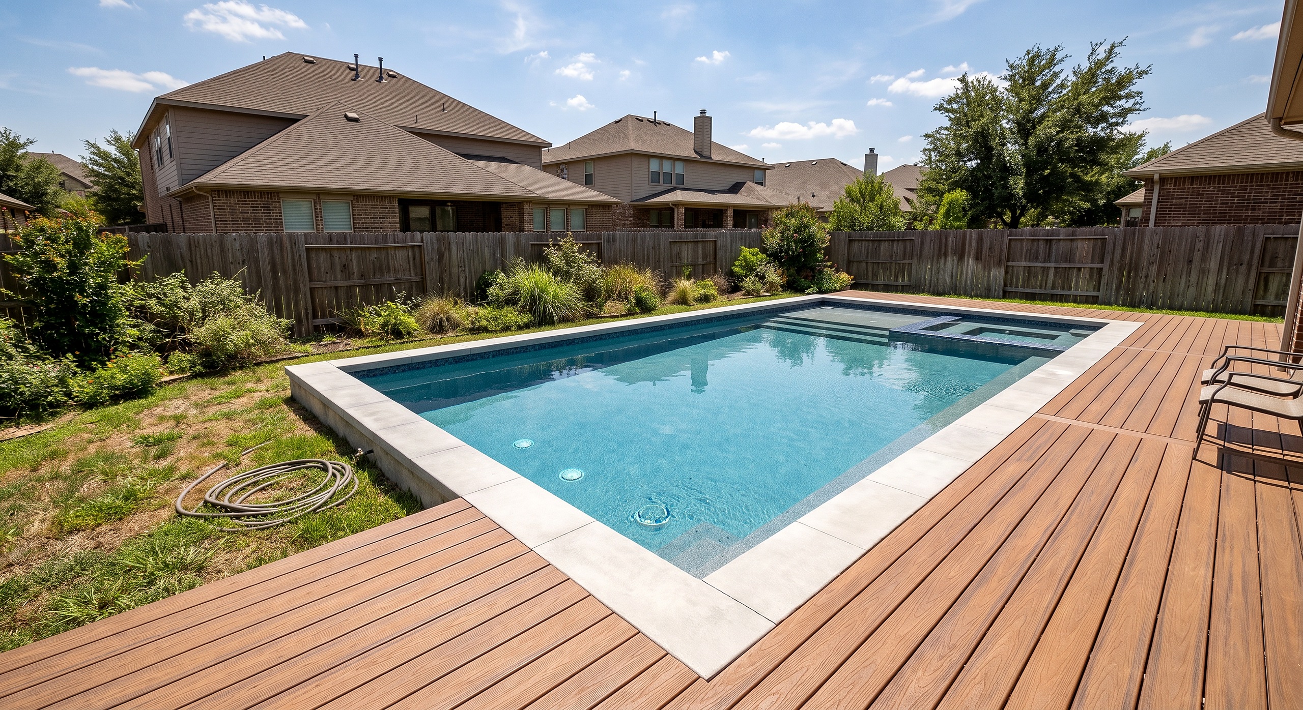 Terrace Knoll, Geometric / Modern pool