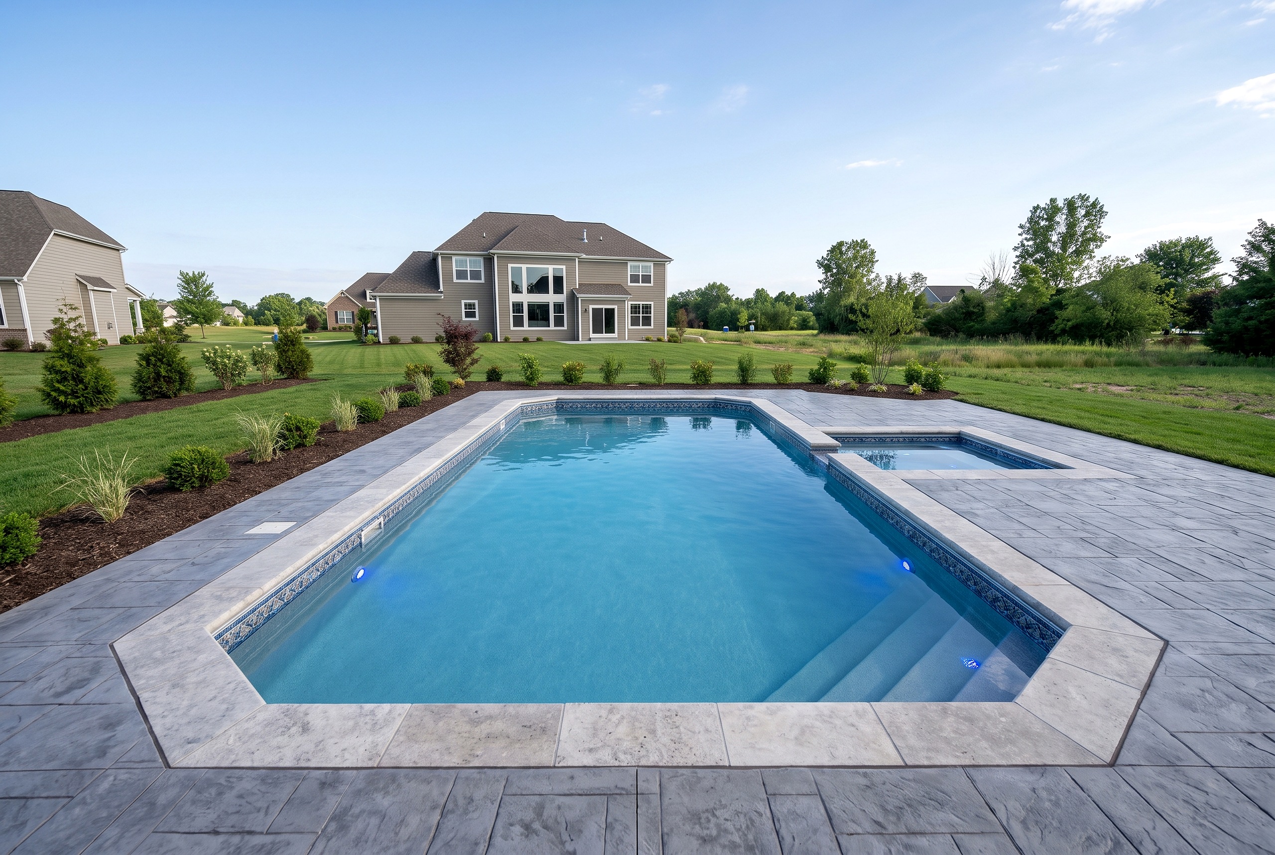Arbor Knoll, Grecian / Classical pool