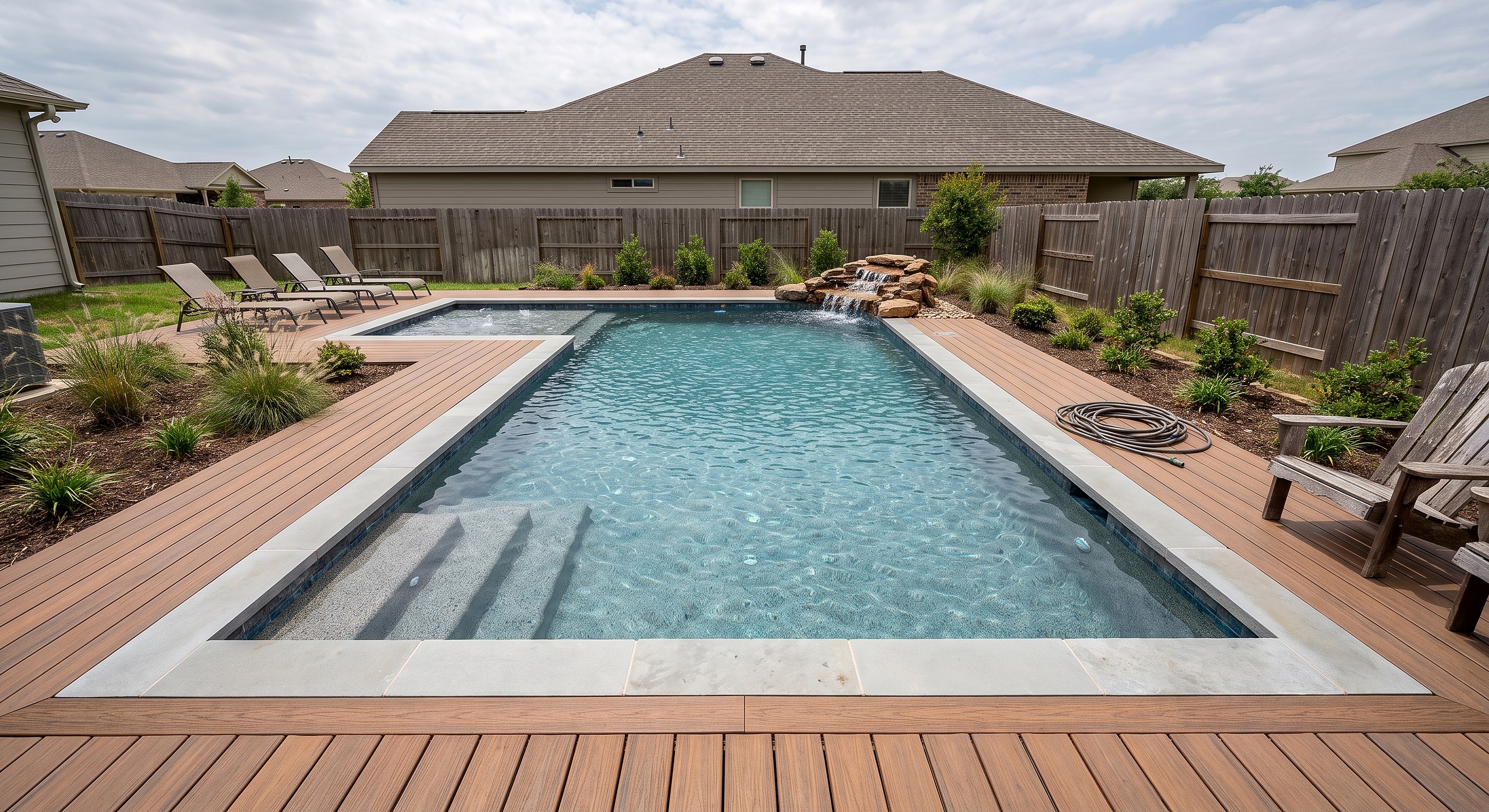 Juniper Knoll, Geometric / Modern pool