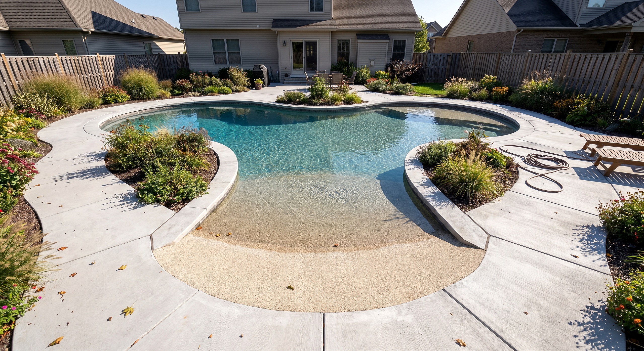 Linen Knoll, Freeform / Natural pool
