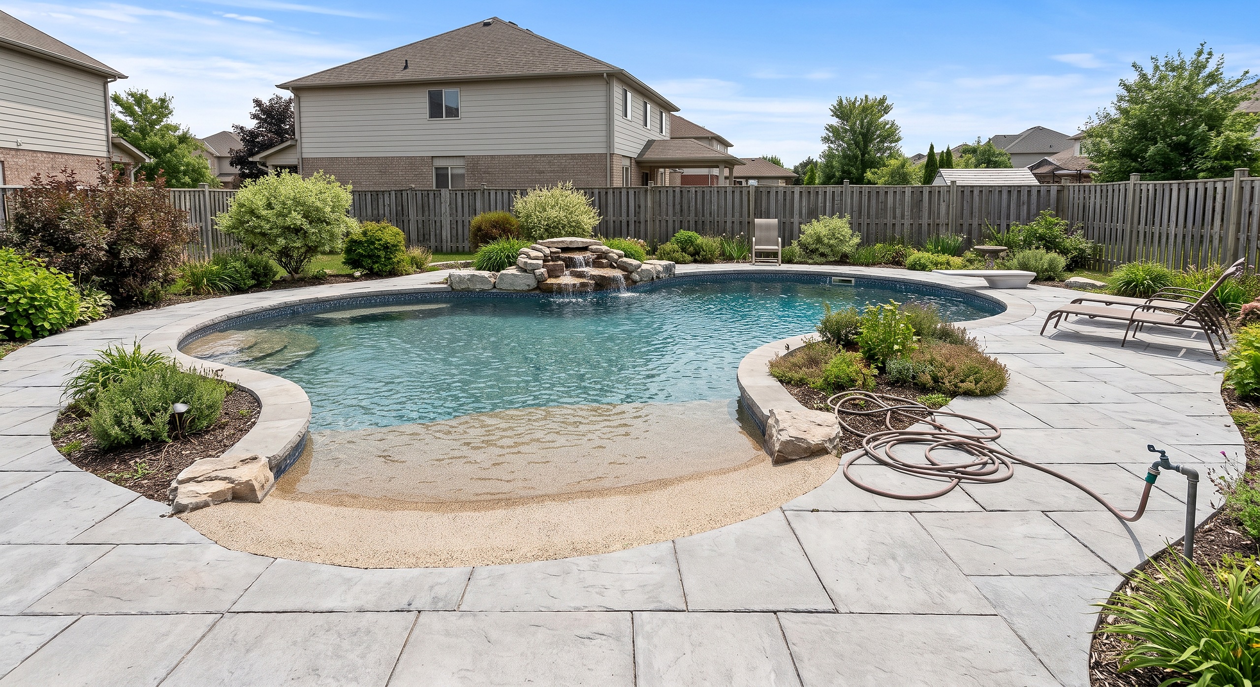 Elm Rest, Freeform / Natural pool