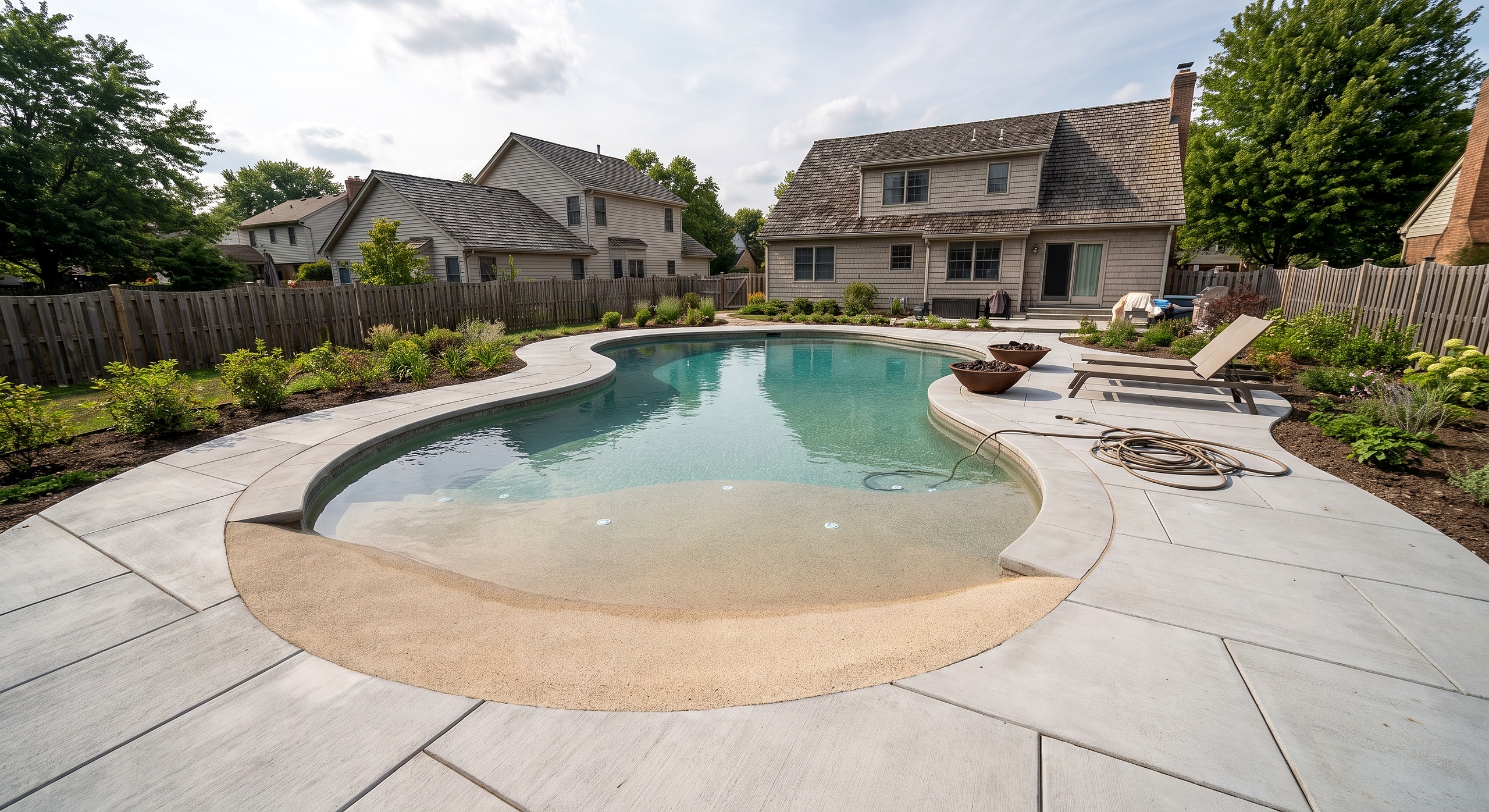 Linen Rest, Freeform / Natural pool
