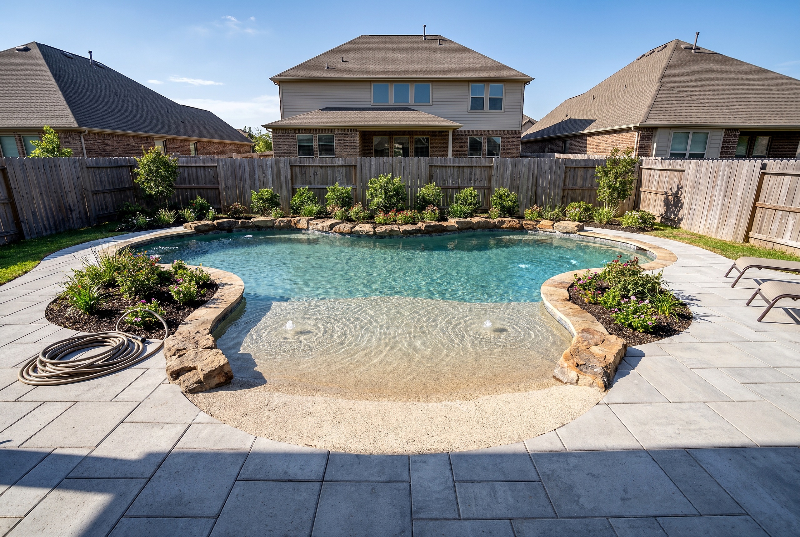 Willow Glen, Freeform / Natural pool