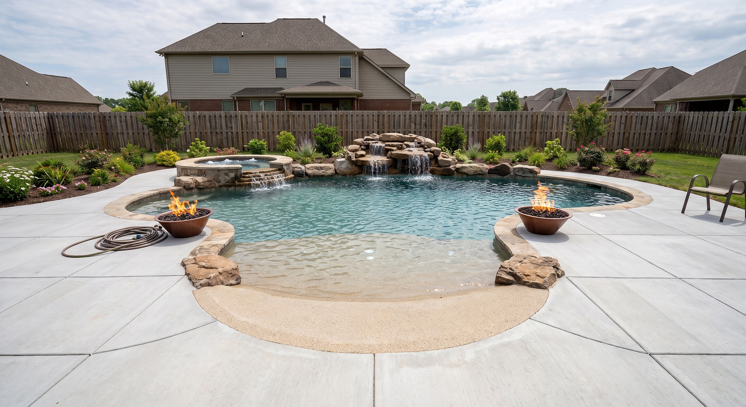Elm Glen, Freeform / Natural pool