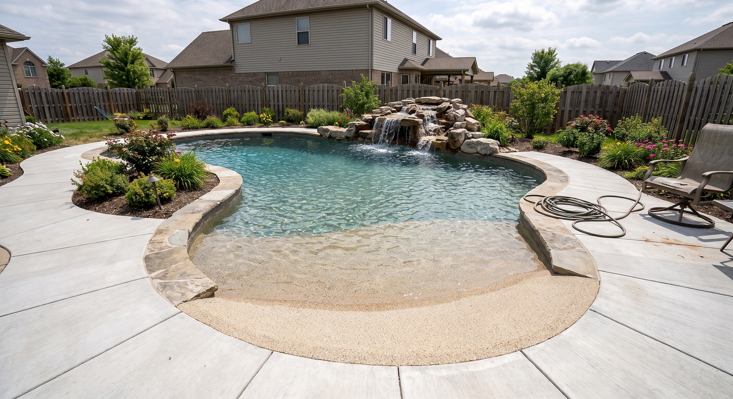 Birch Glen, Freeform / Natural pool