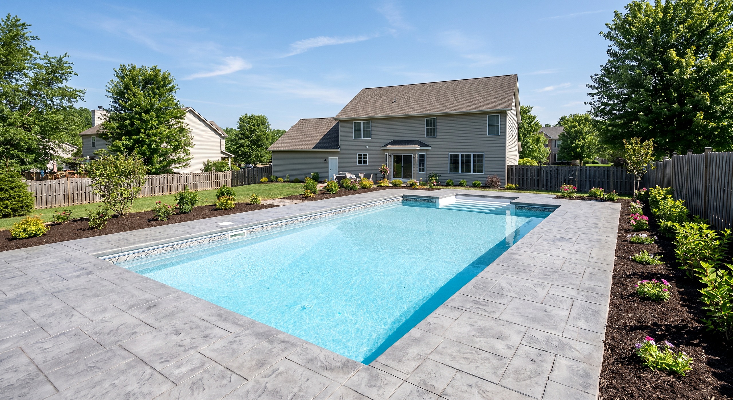 Copper Glen, Rectangle pool