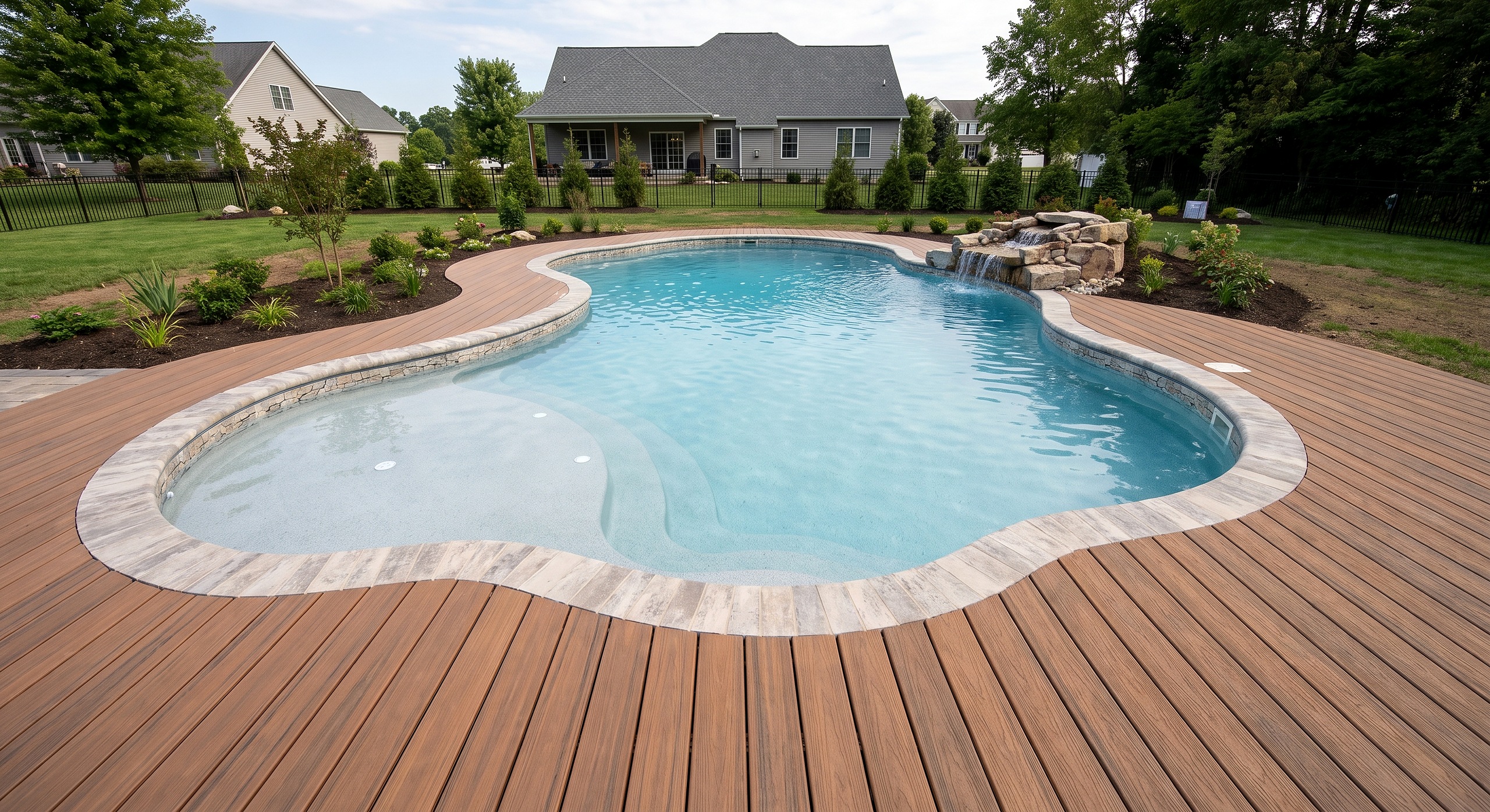 Willow Brook, Freeform / Natural pool