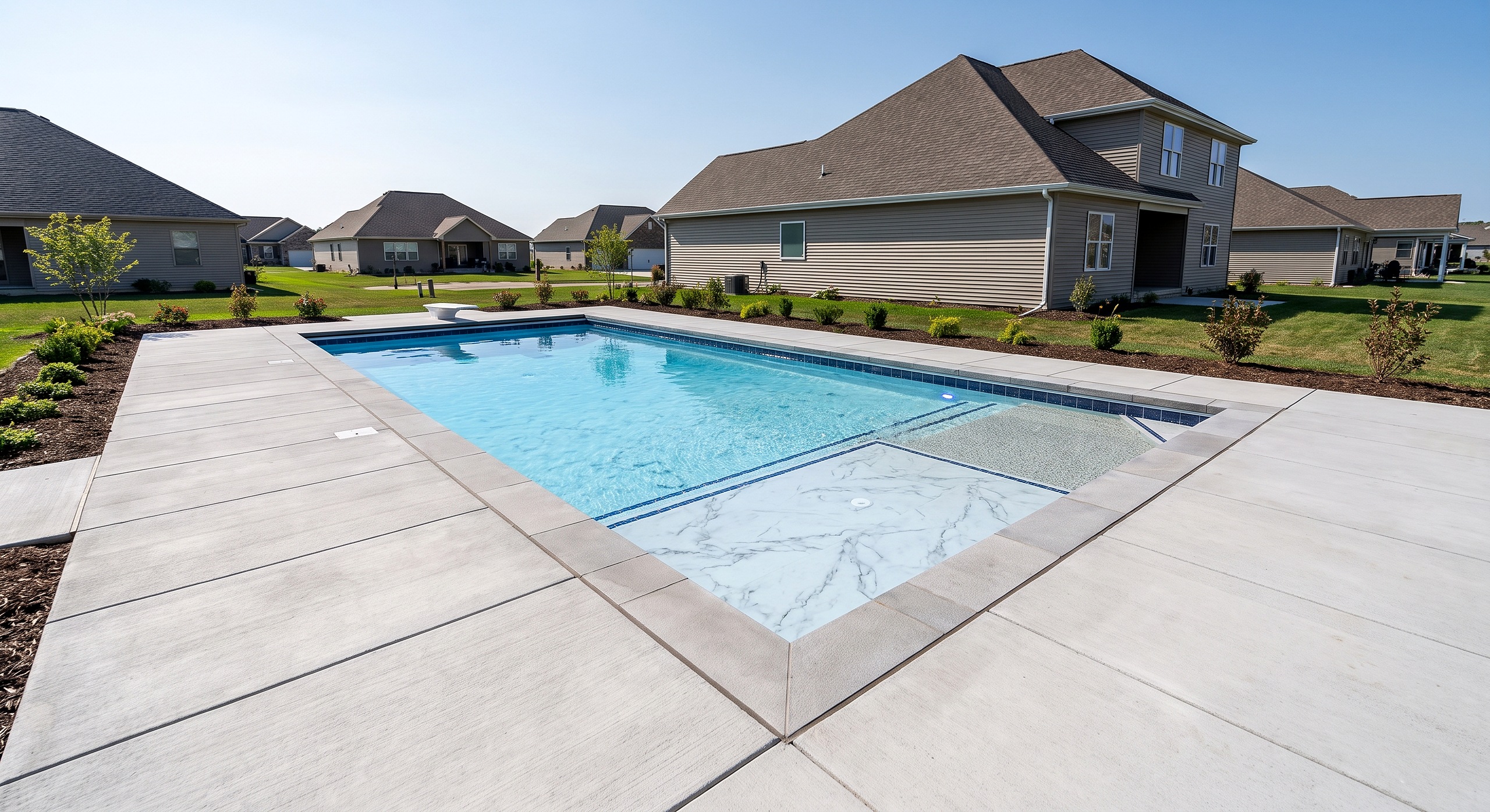 Terrace Hollow, Rectangle pool