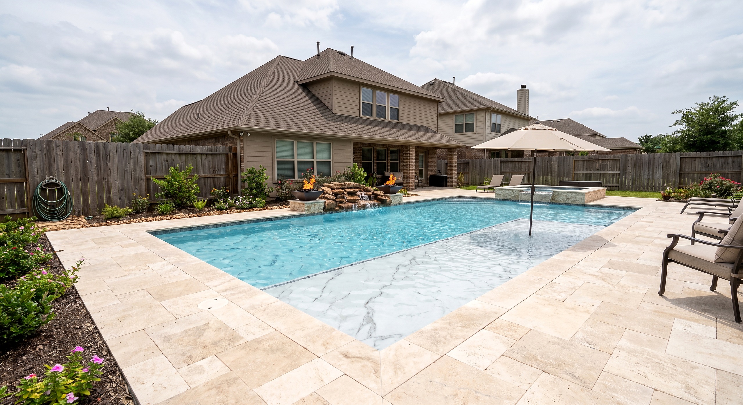Arbor Hollow, Geometric / Modern pool