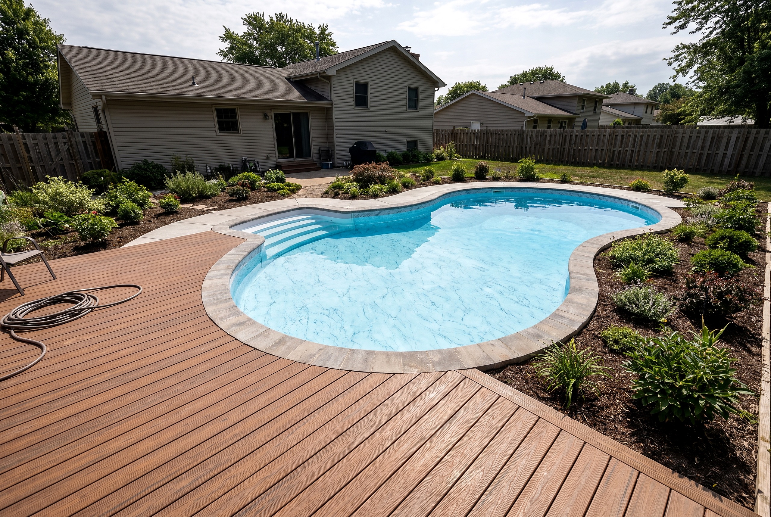 Drift Hollow, Freeform / Natural pool